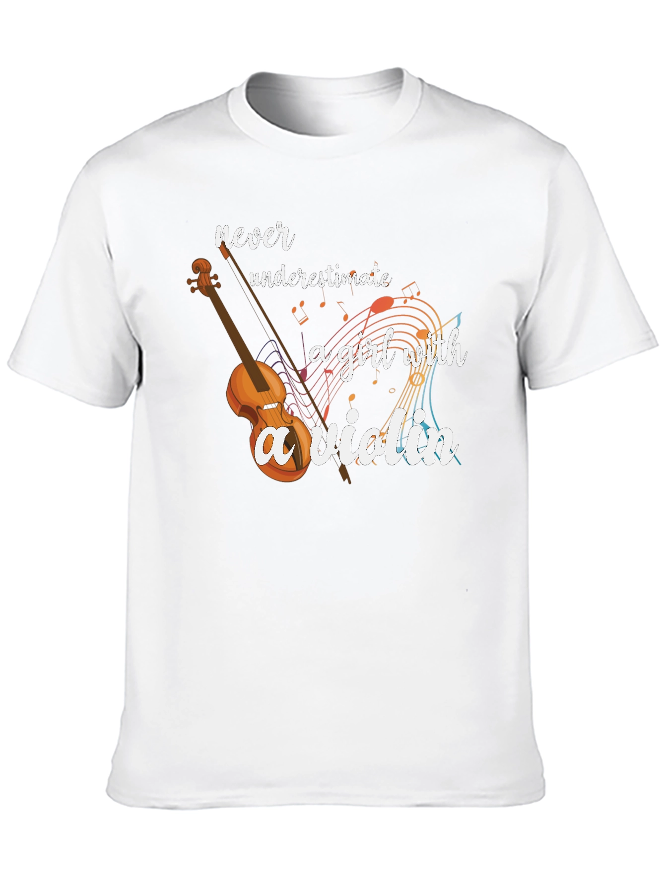 Violin Girl Graphic Tee