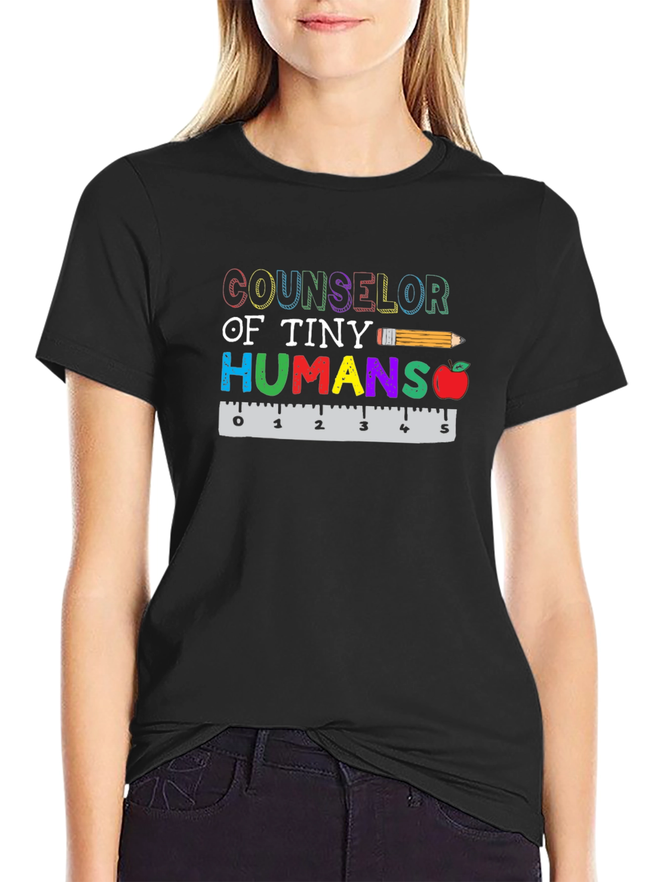 Counselor of Tiny Humans Graphic T-Shirt