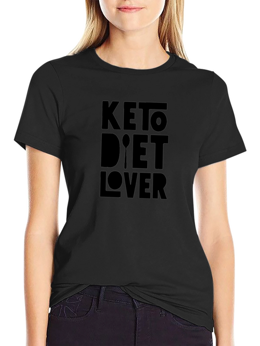 Keto Diet Lover Black T-Shirt