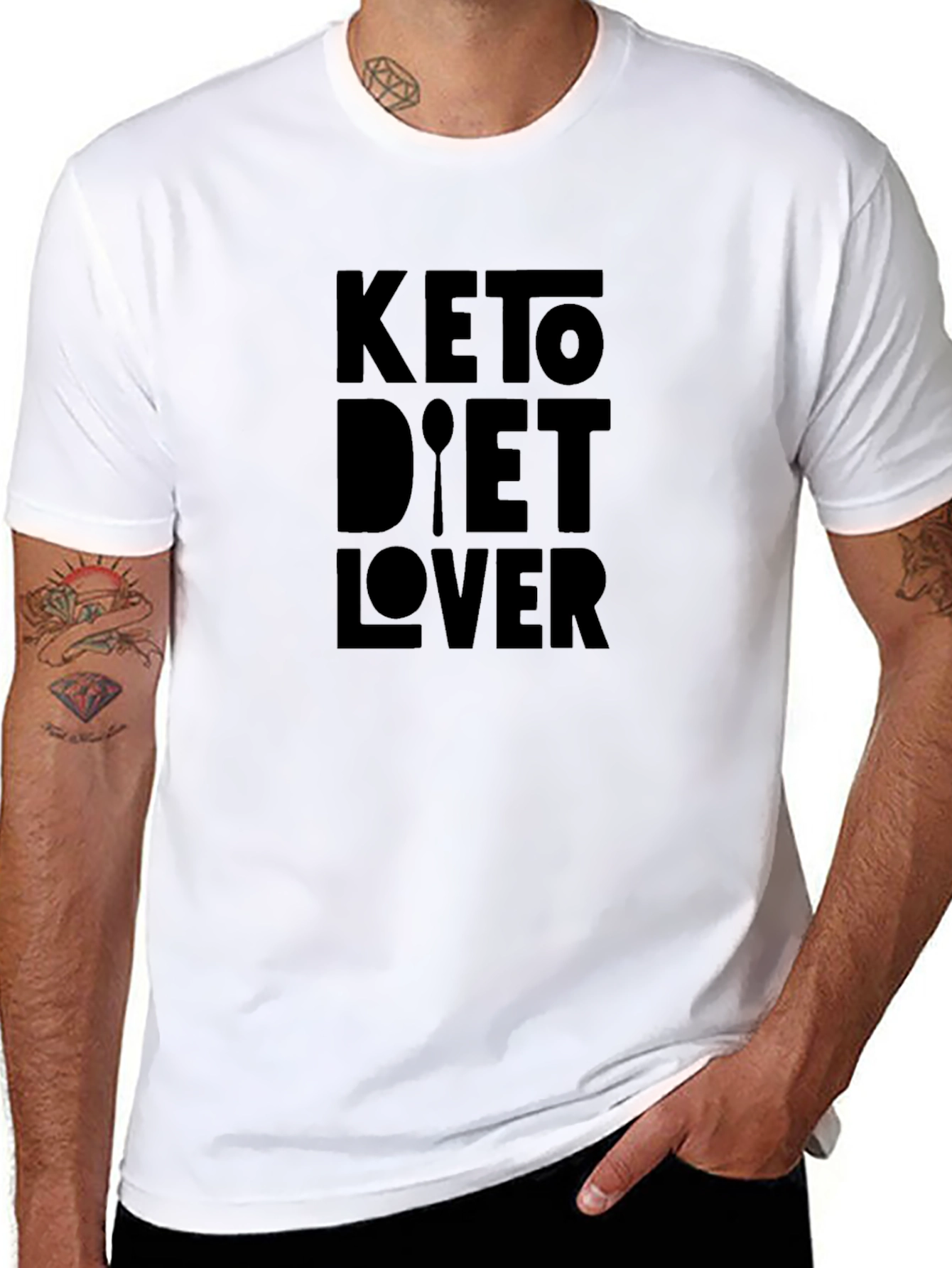 Keto Diet Lover Black T-Shirt
