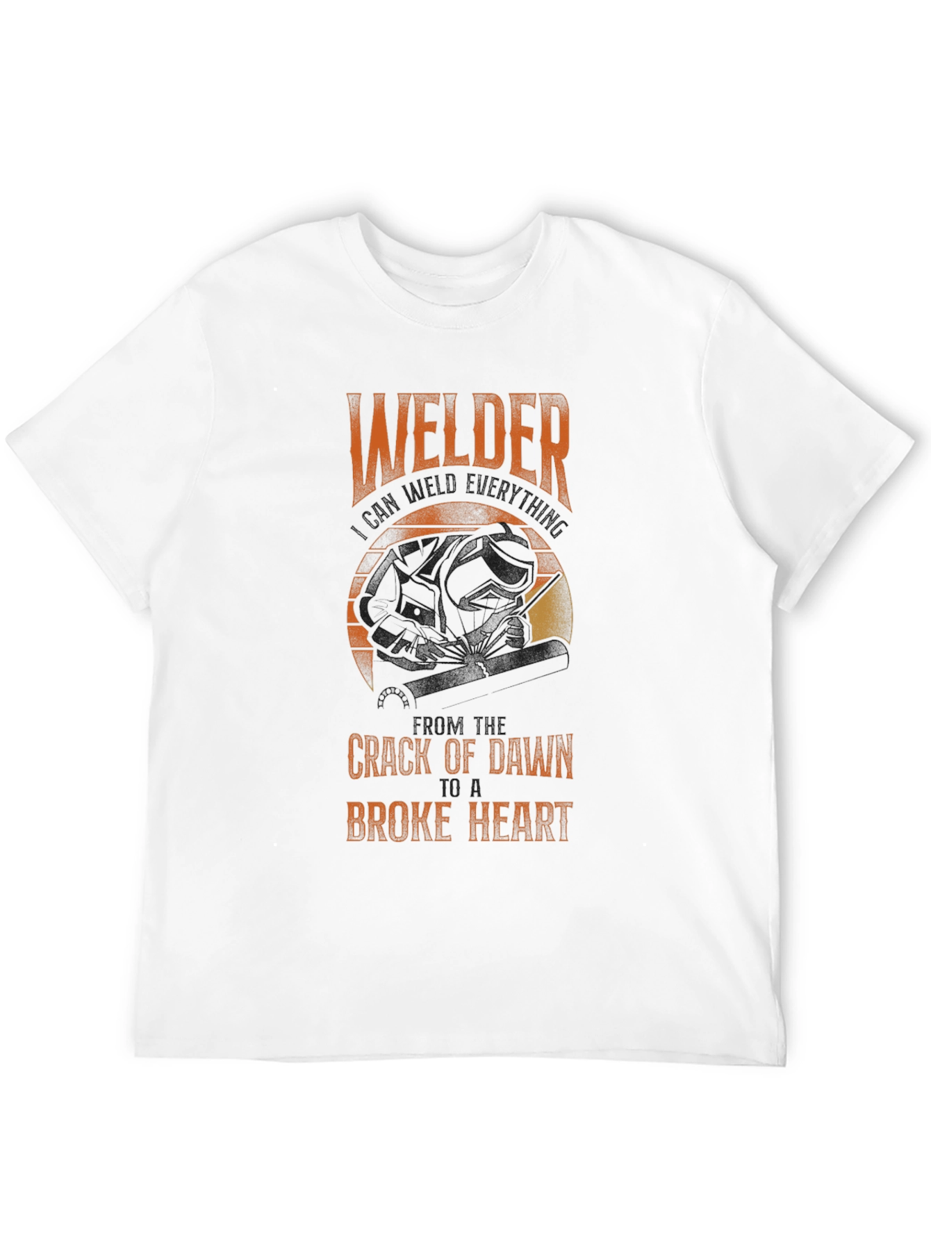 Welders Broke Heart T-Shirt - Black
