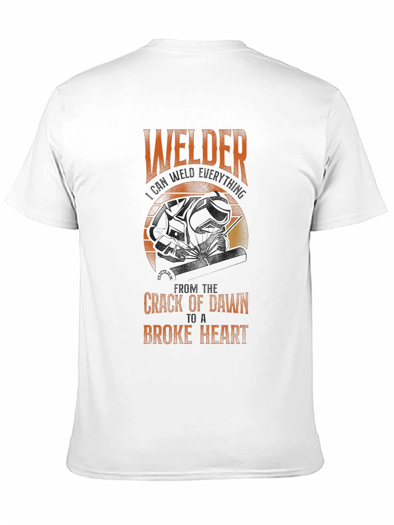 Welders Broke Heart T-Shirt - Black