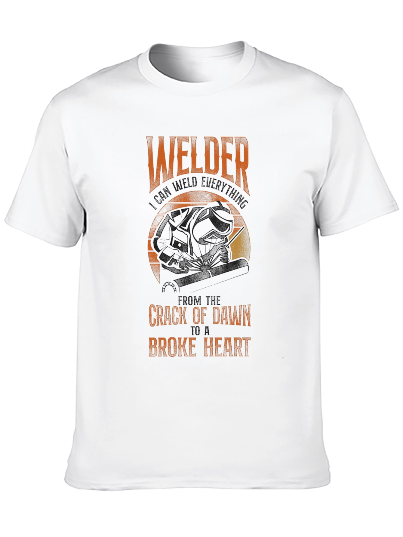 Welders Broke Heart T-Shirt - Black