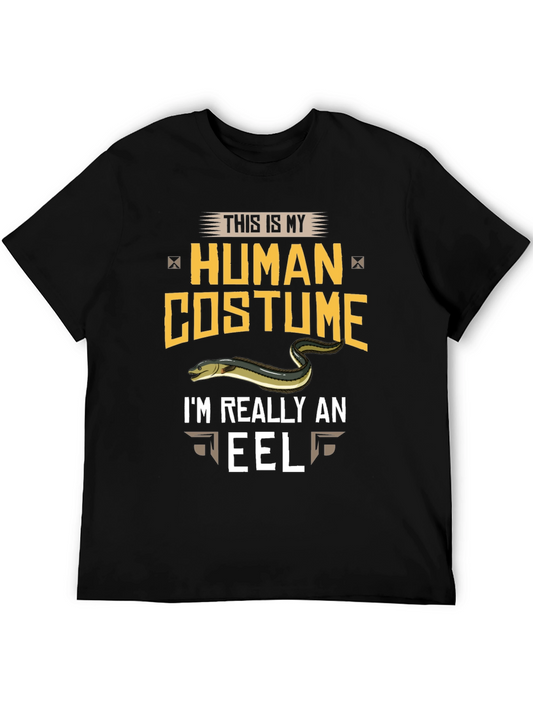 This Is My Human Costume Funny Eel T-Shirt