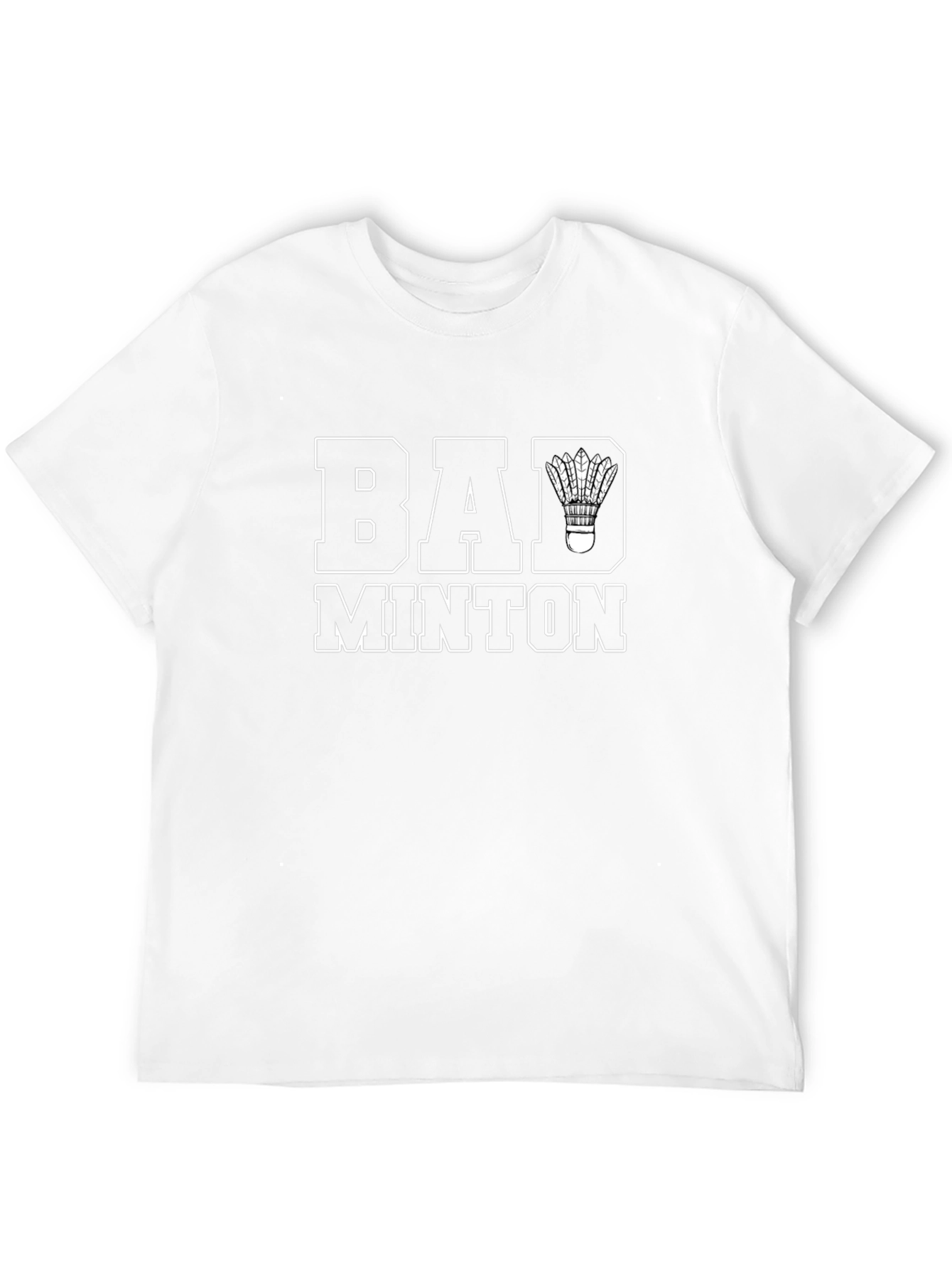 Badminton Shuttlecock Graphic T-Shirt