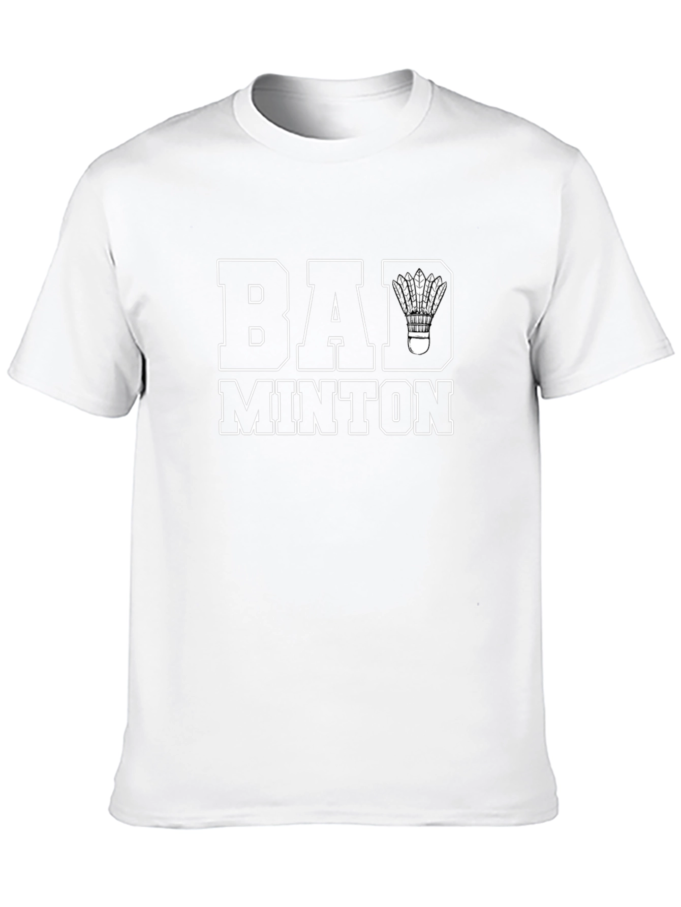 Badminton Shuttlecock Graphic T-Shirt