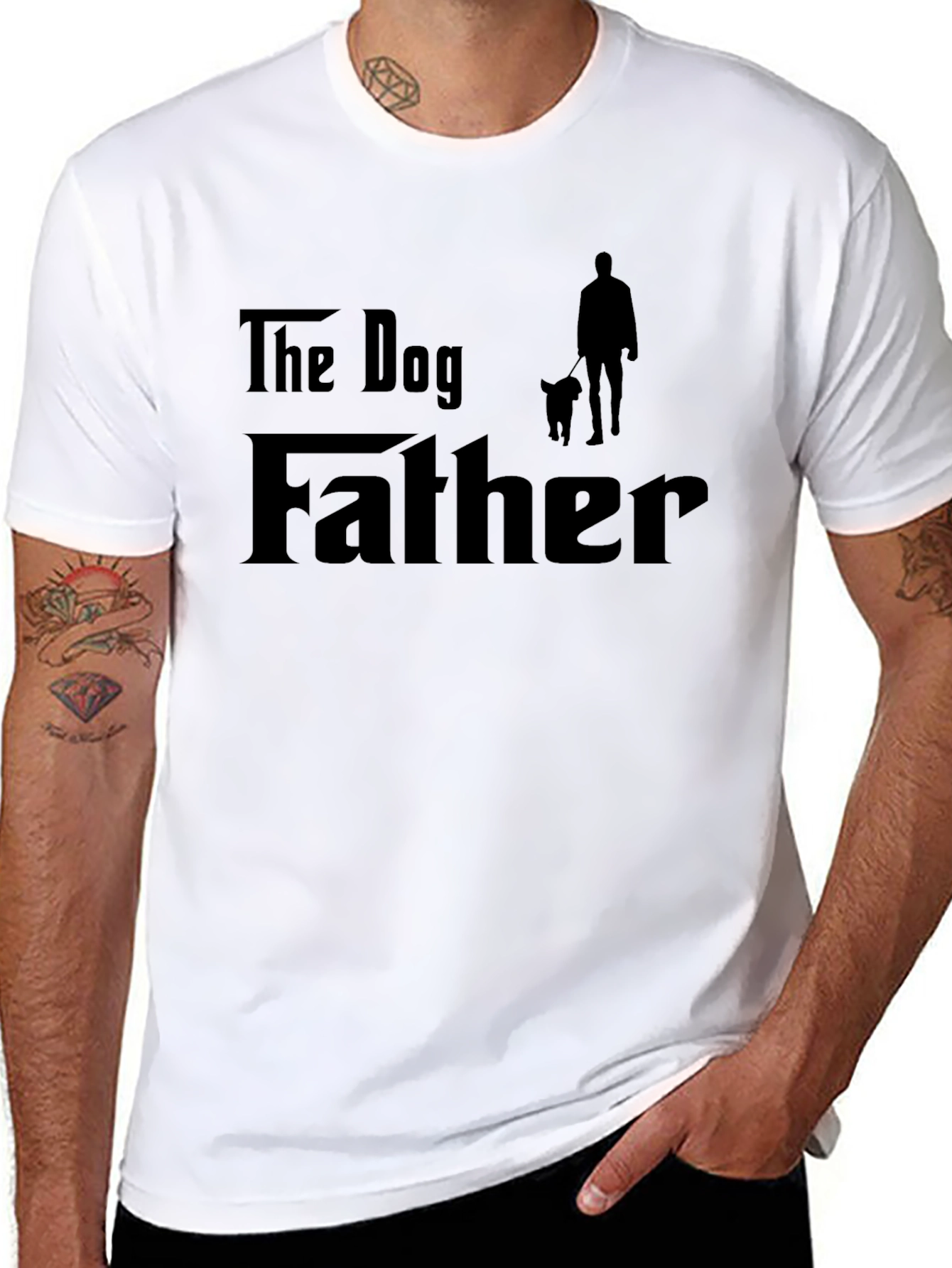 The Dog Father T-Shirt - Funny Dog Lover Tee