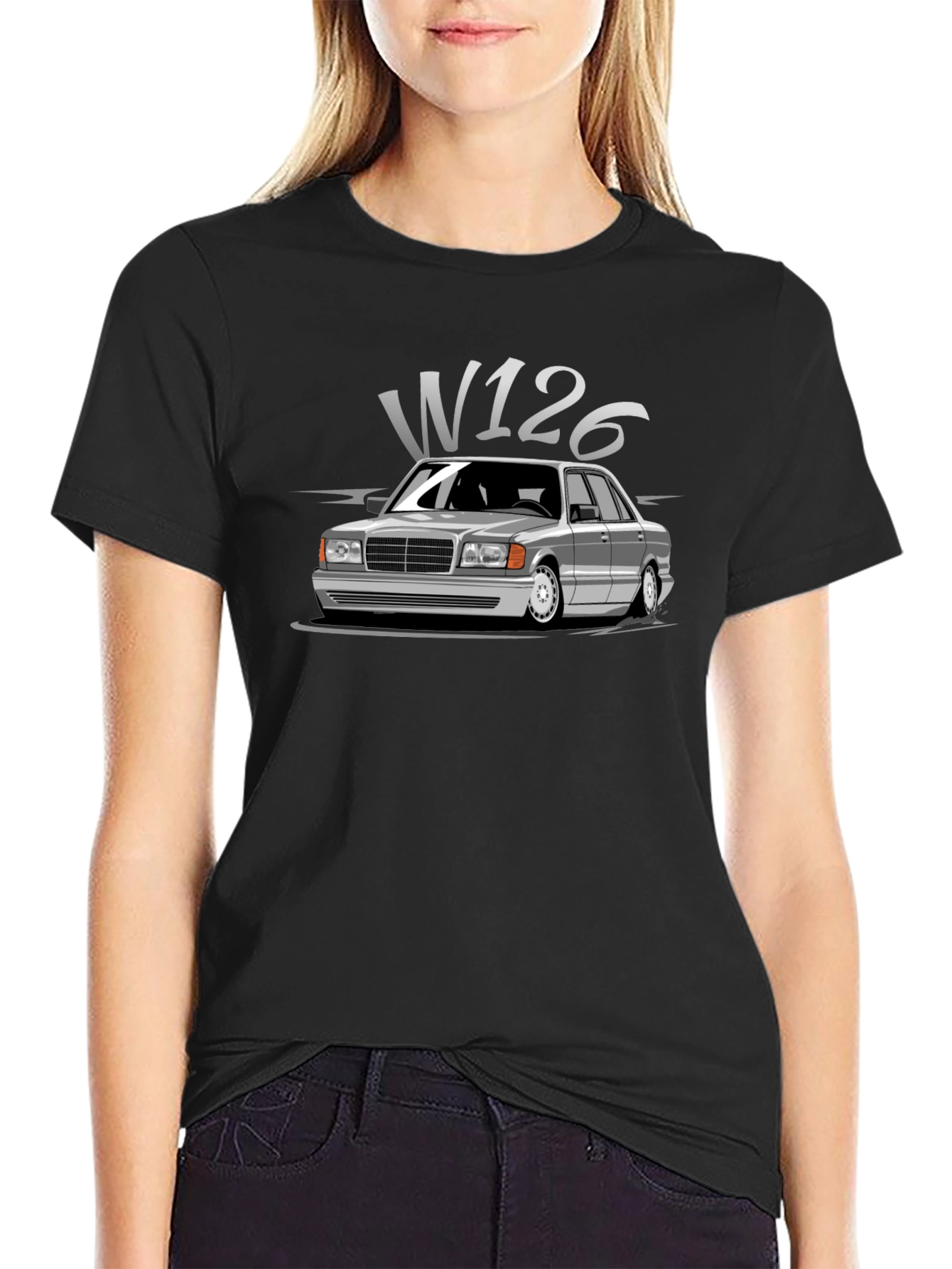 Classic Car W126 Graphic T-Shirt