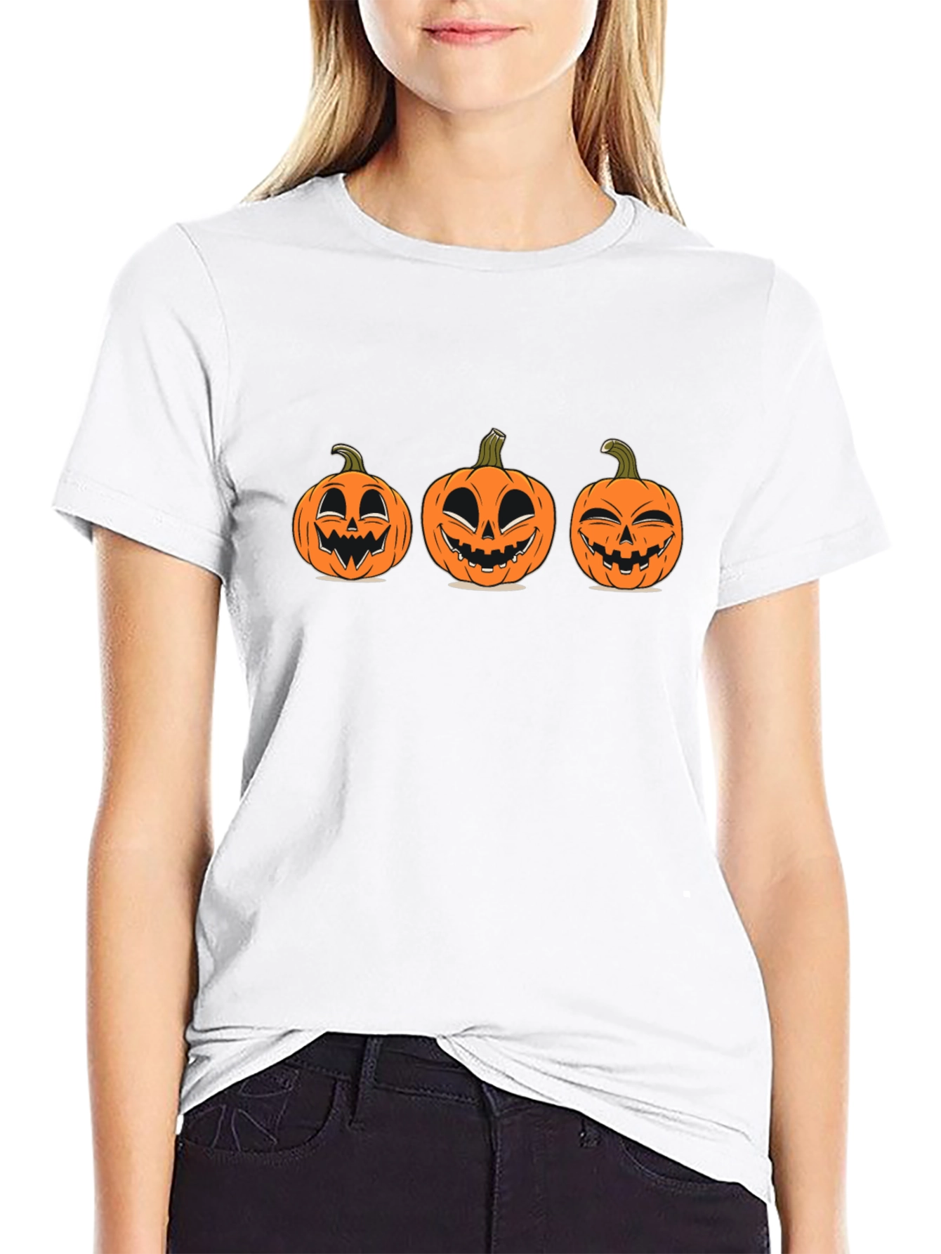 Halloween Pumpkin Graphic Tee