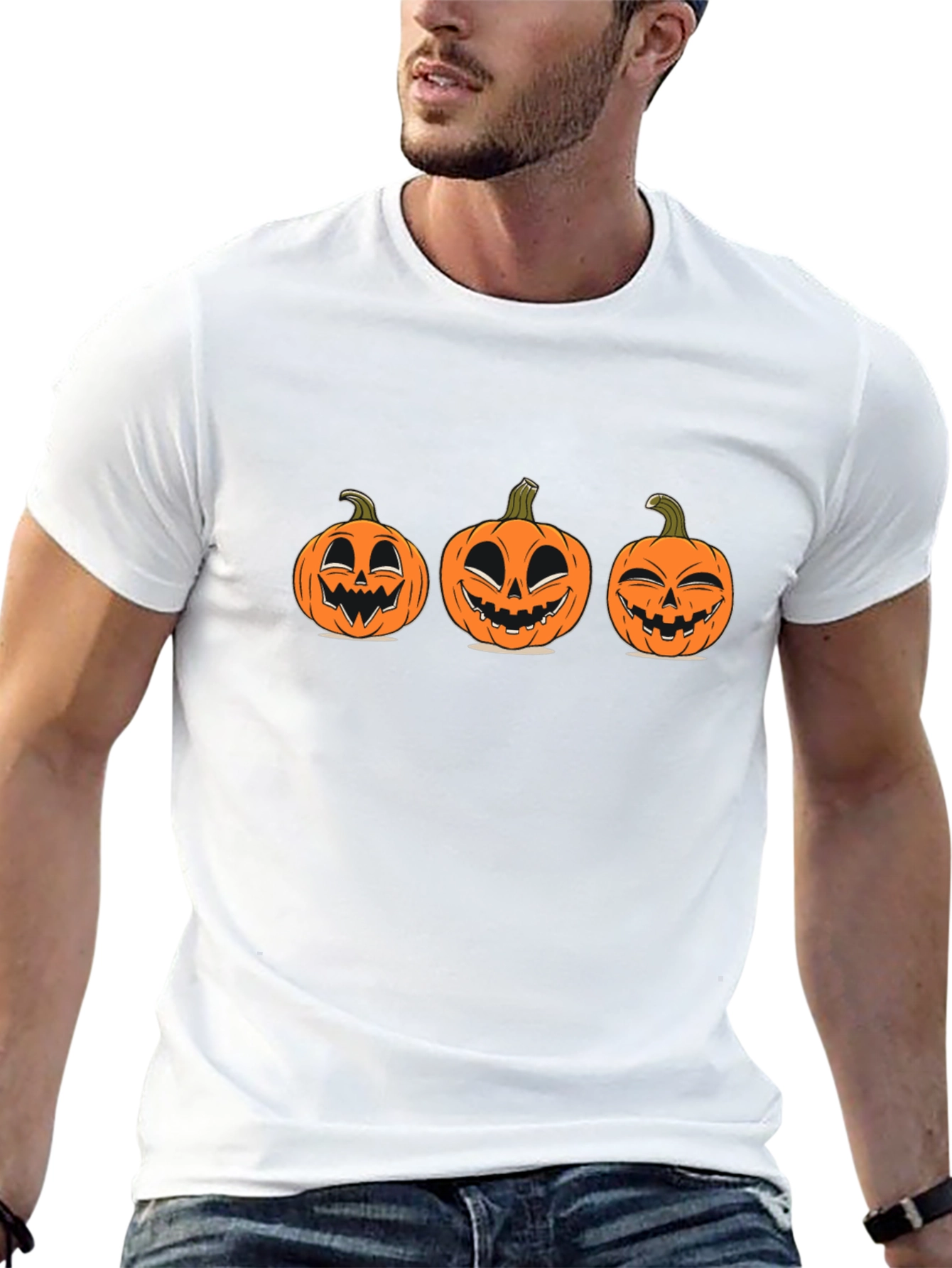 Halloween Pumpkin Graphic Tee