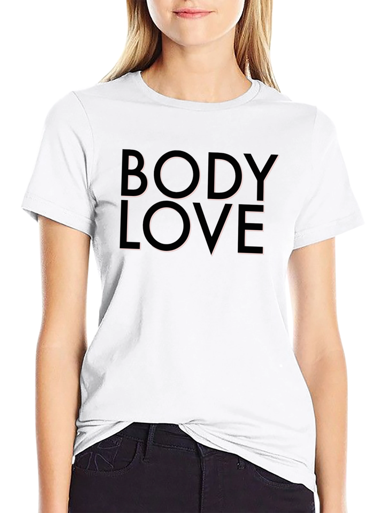 Body Love Graphic Tee - Unisex Black T-Shirt