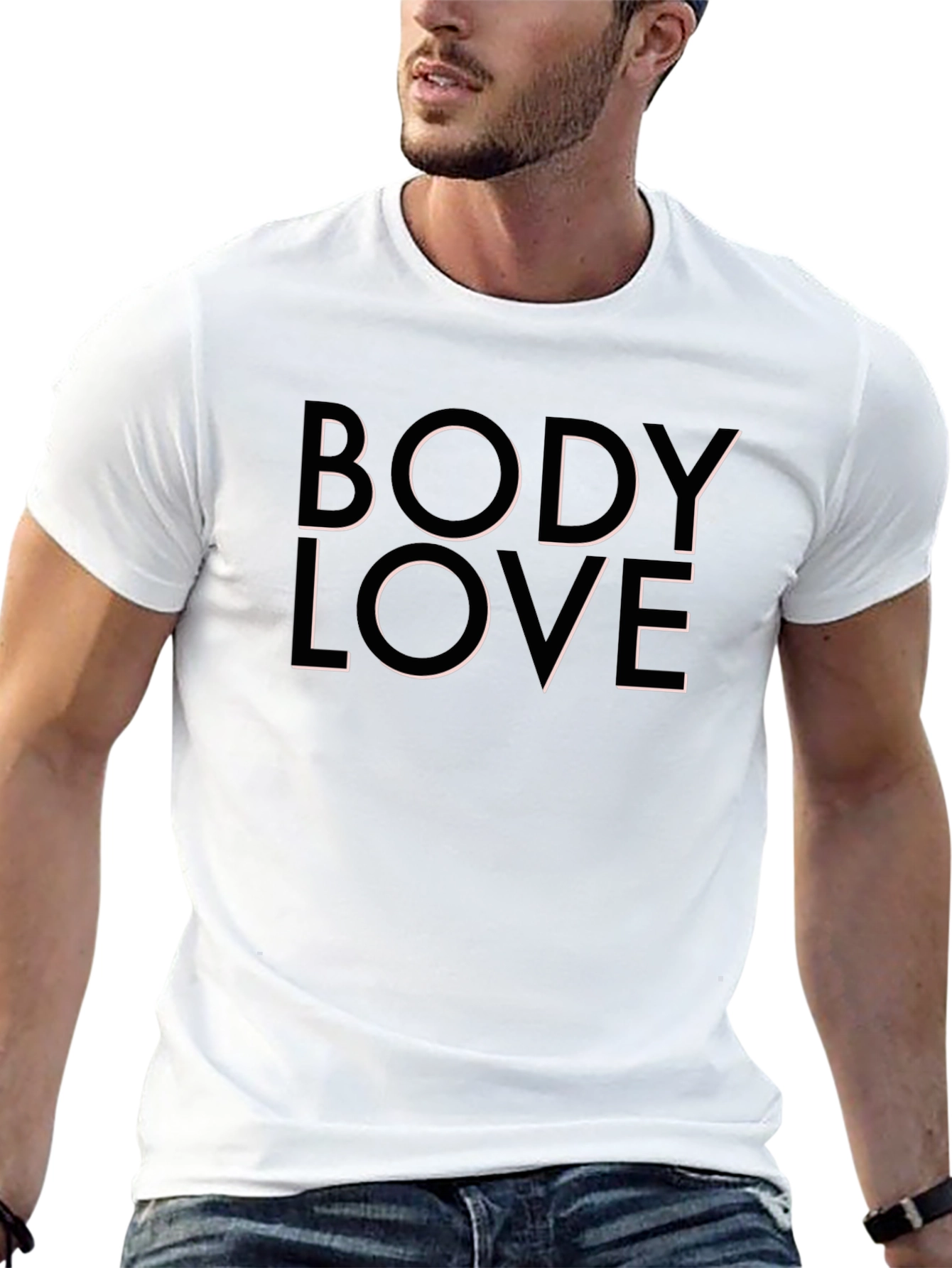 Body Love Graphic Tee - Unisex Black T-Shirt