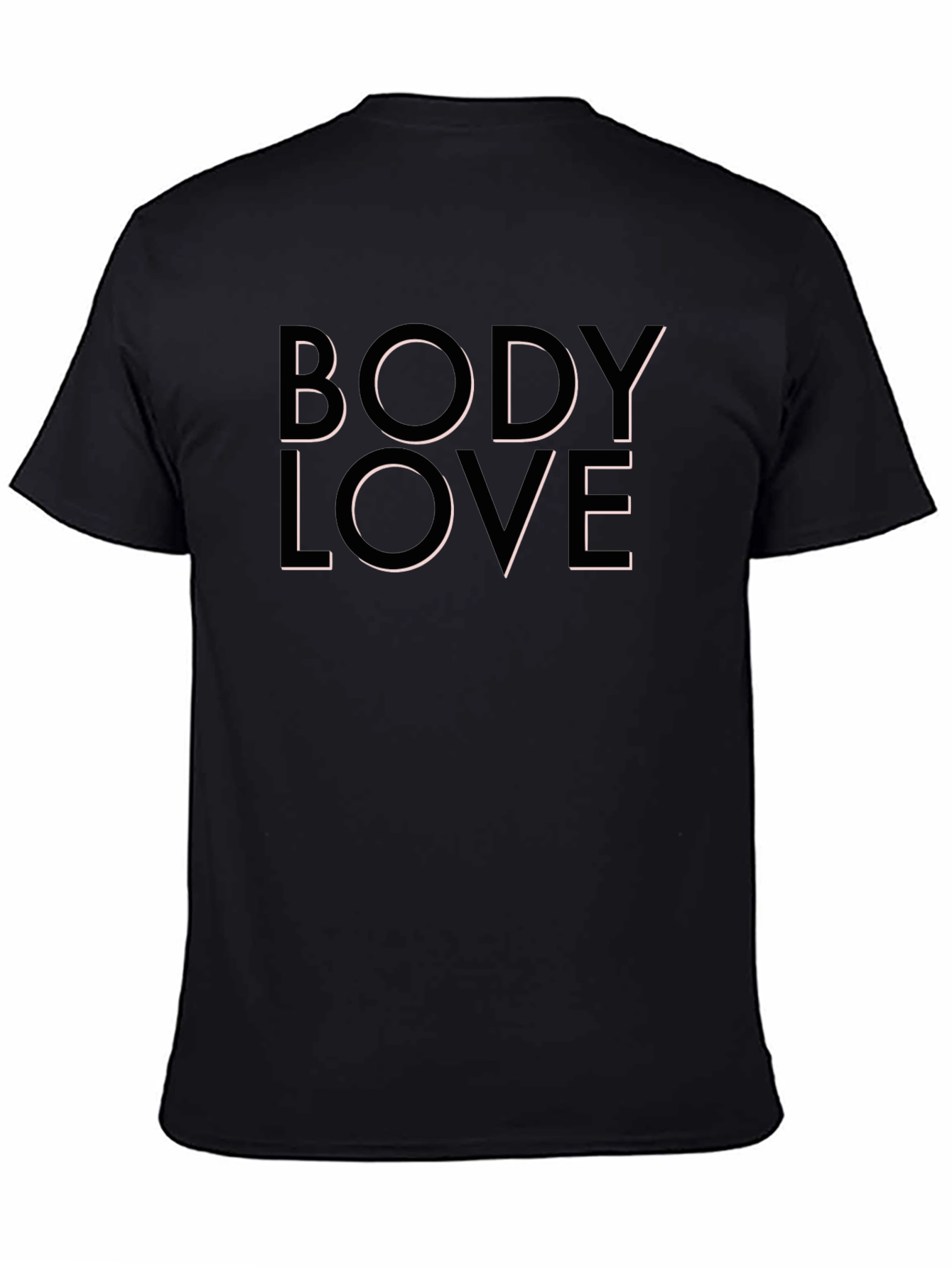 Body Love Graphic Tee - Unisex Black T-Shirt