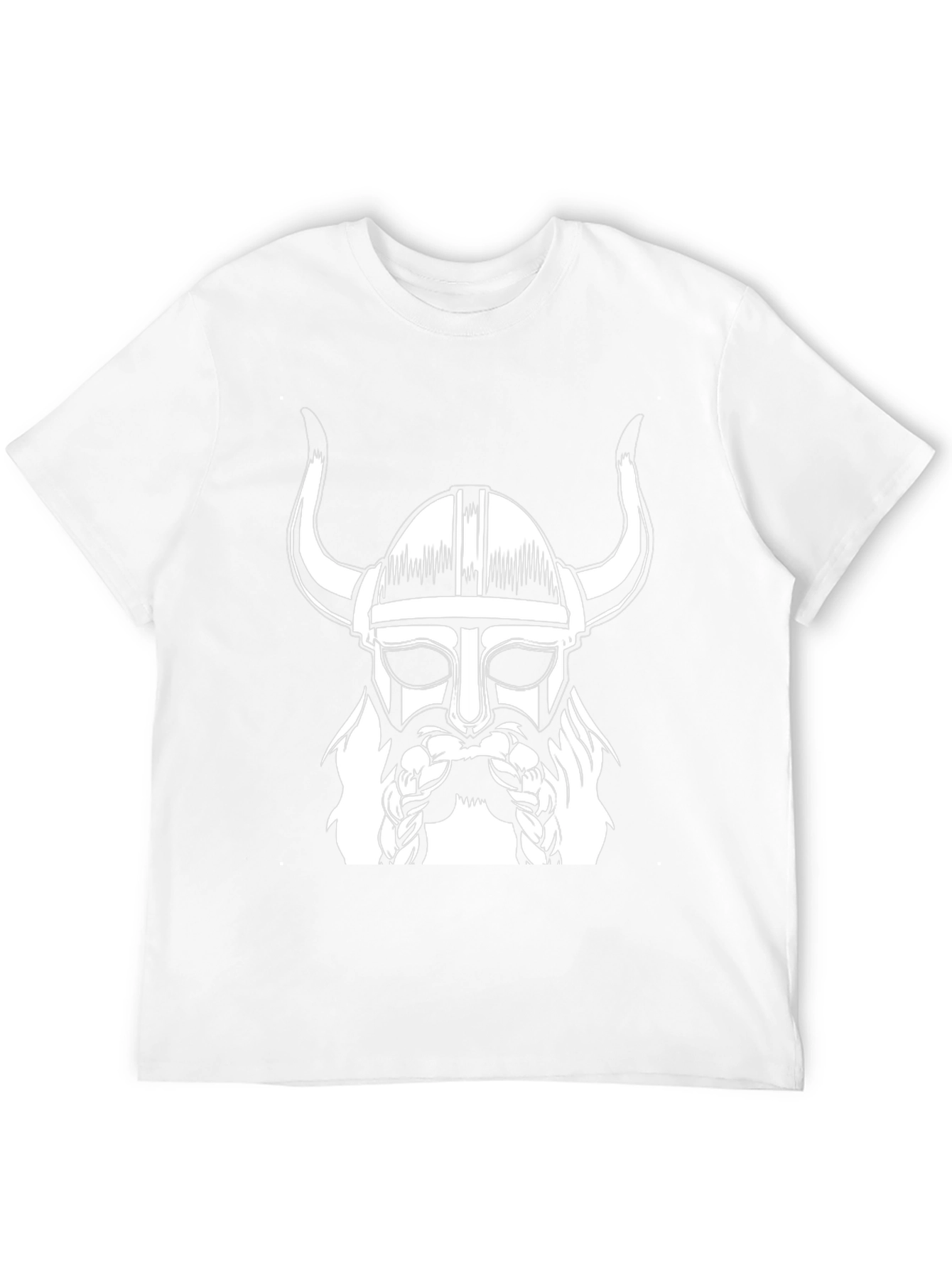 Viking Warrior Graphic Tee - Black