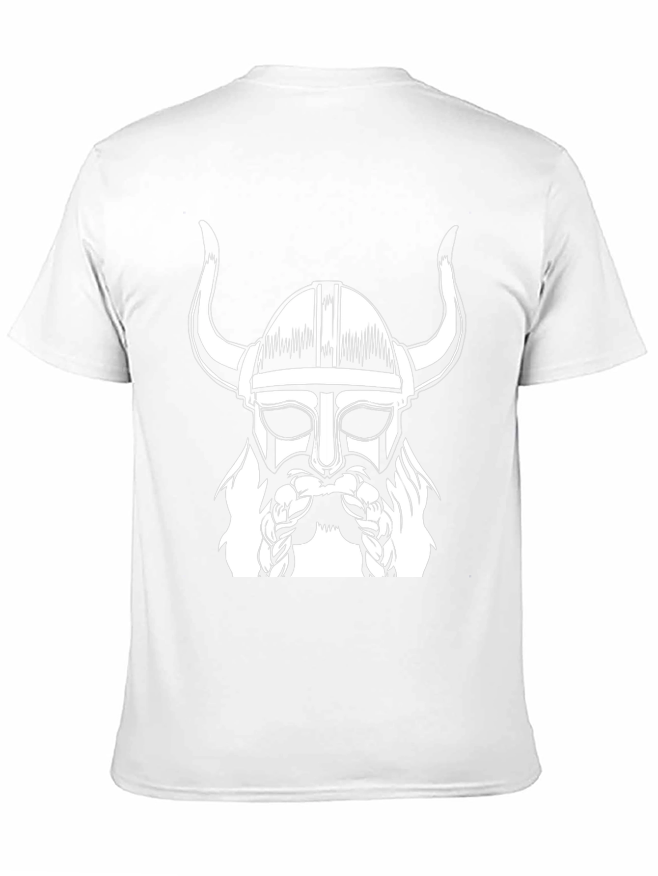 Viking Warrior Graphic Tee - Black