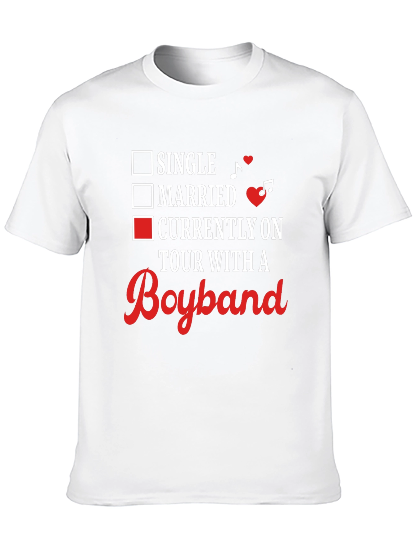 Tour with a Boyband T-Shirt Funny