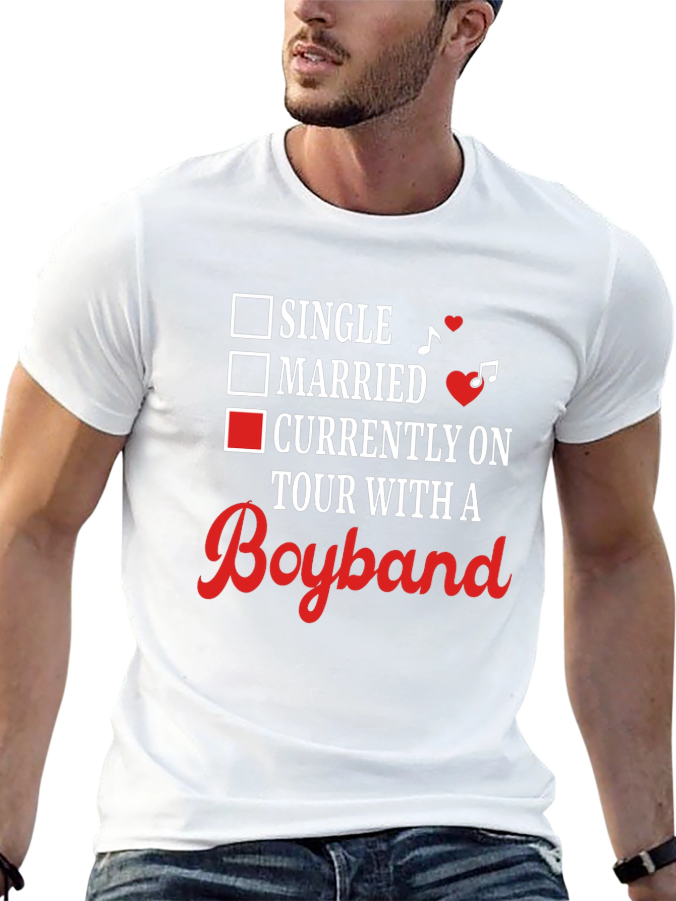 Tour with a Boyband T-Shirt Funny