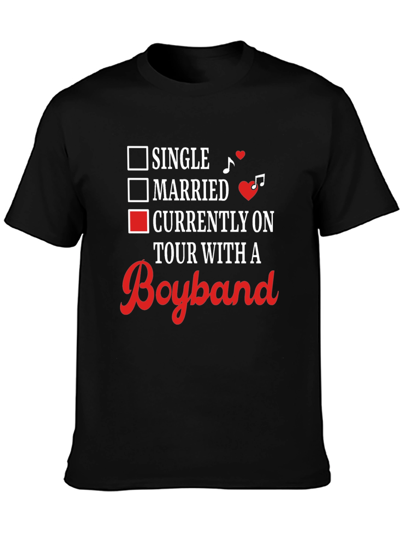 Tour with a Boyband T-Shirt Funny