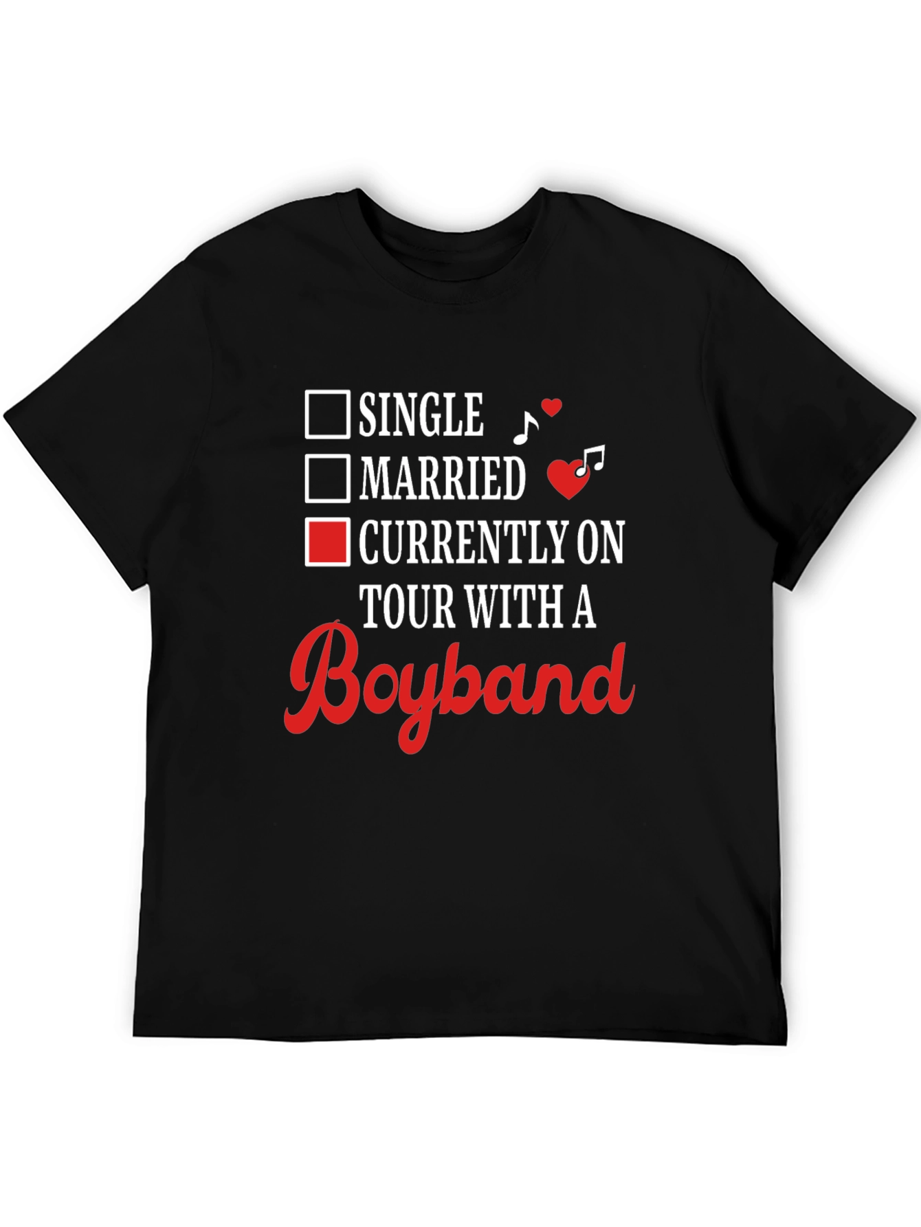 Tour with a Boyband T-Shirt Funny