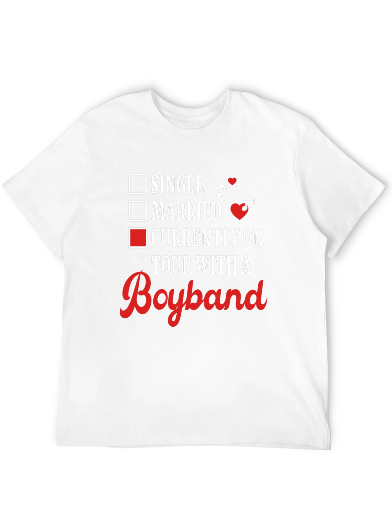 Tour with a Boyband T-Shirt Funny