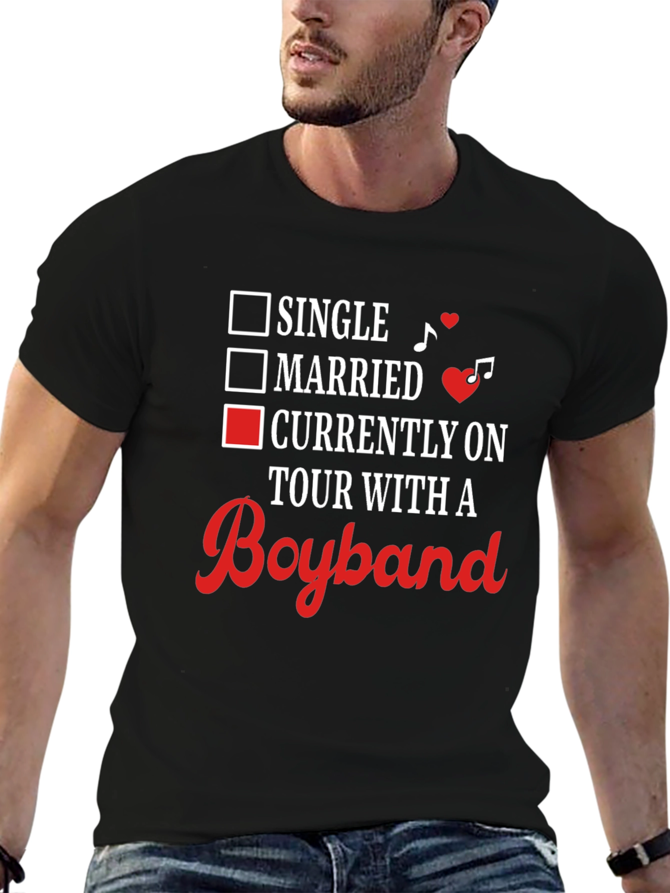 Tour with a Boyband T-Shirt Funny