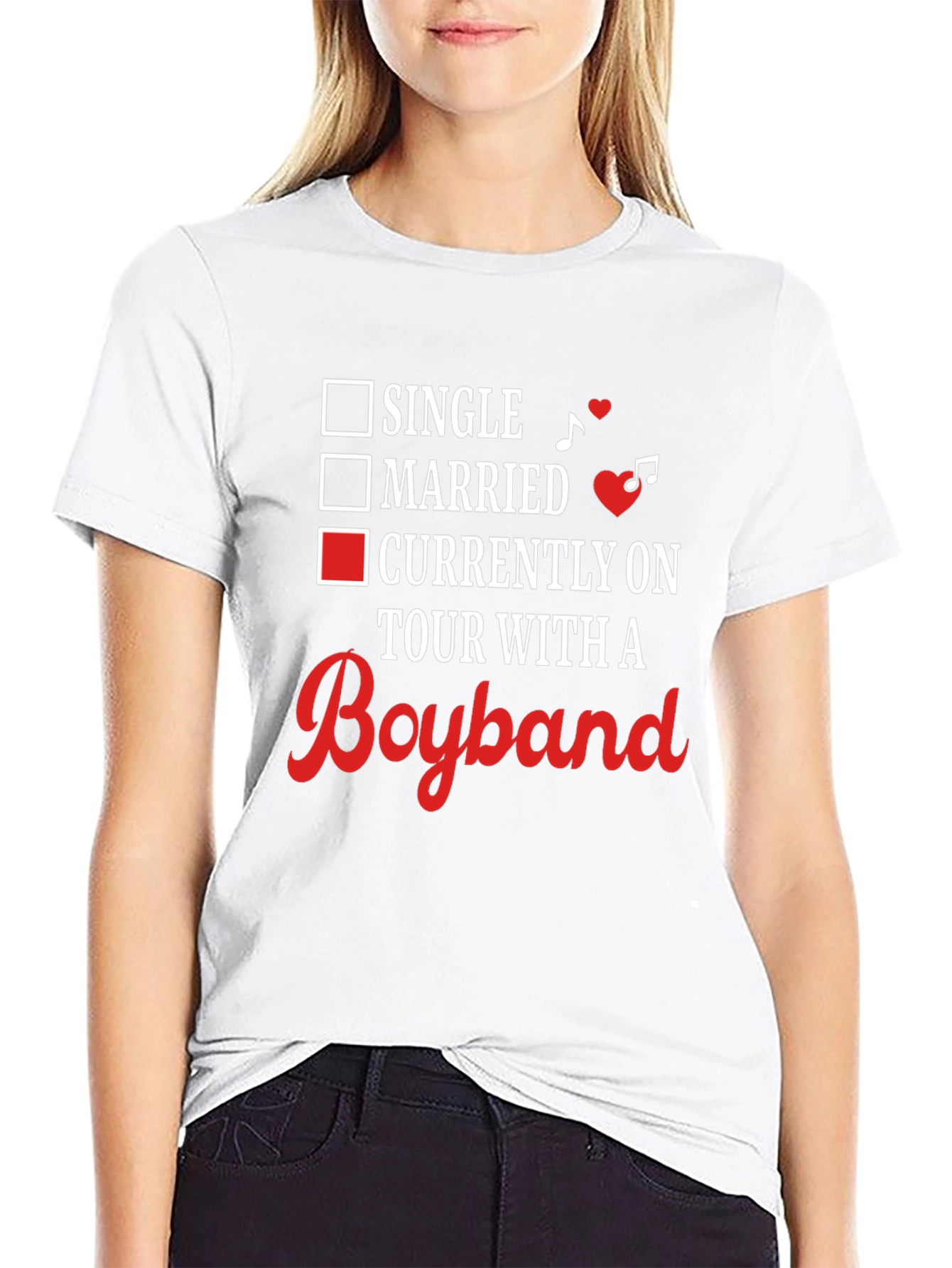 Tour with a Boyband T-Shirt Funny