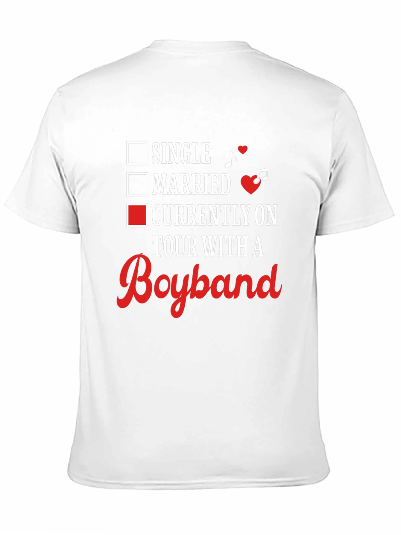 Tour with a Boyband T-Shirt Funny