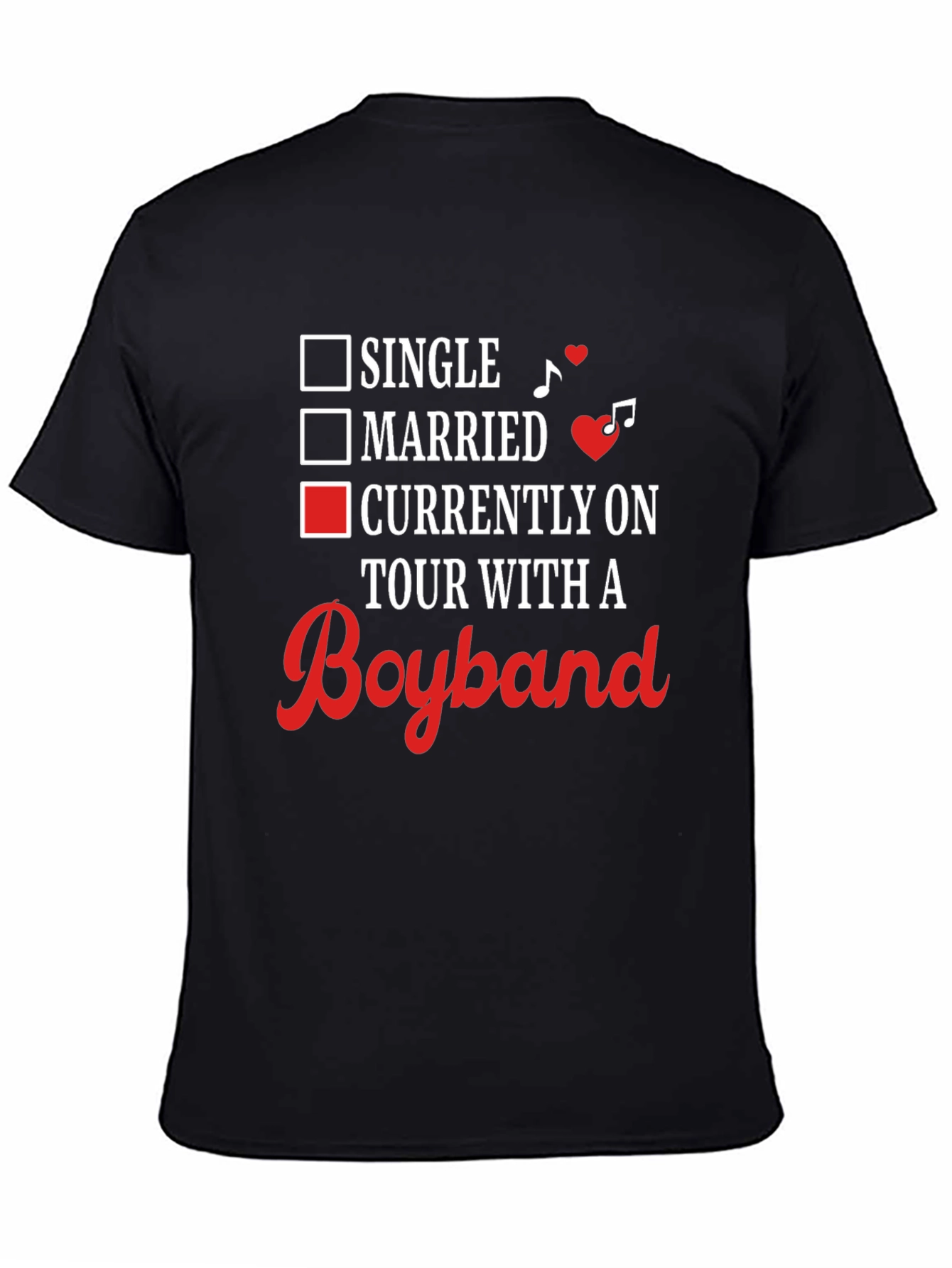 Tour with a Boyband T-Shirt Funny