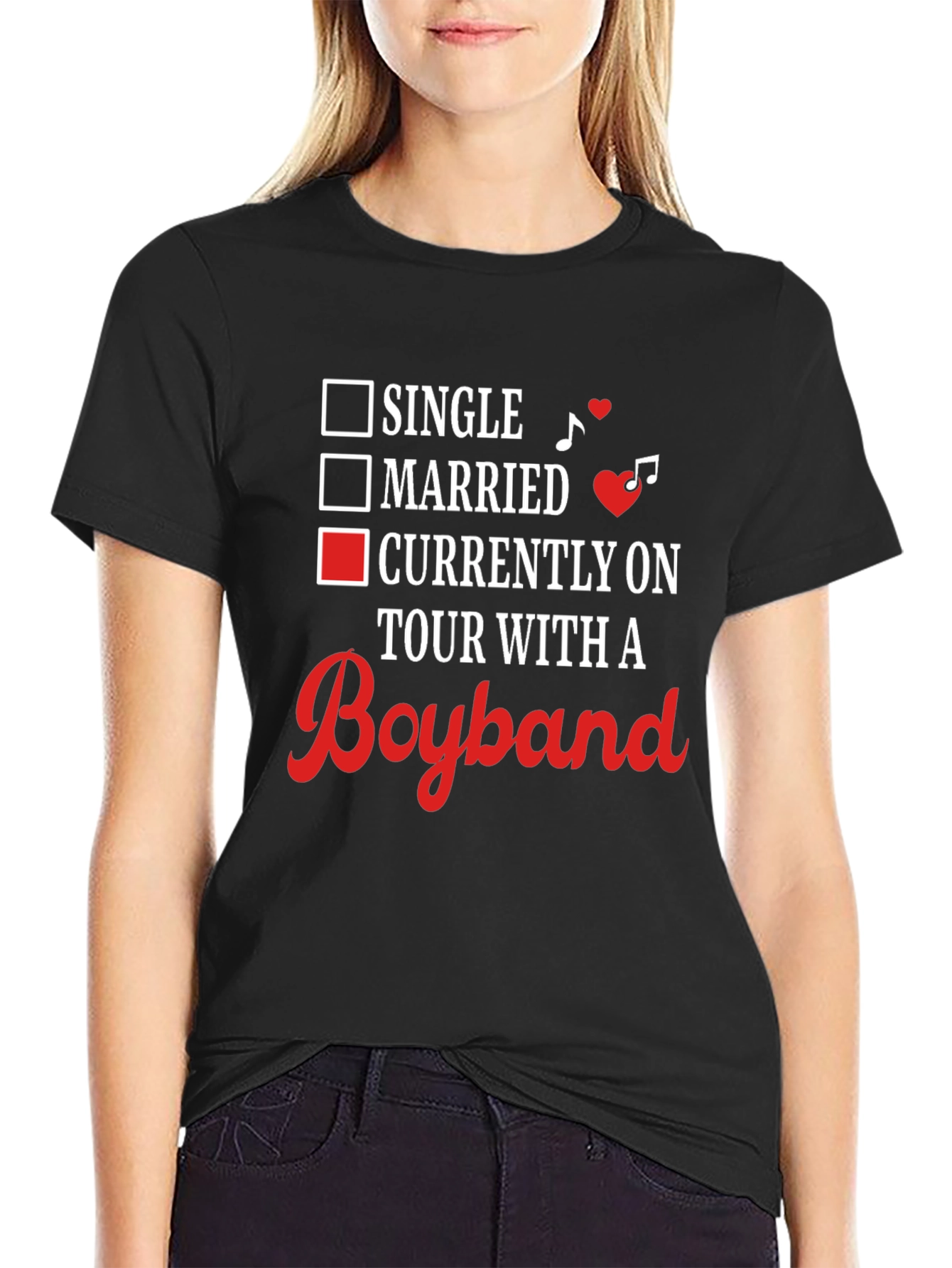 Tour with a Boyband T-Shirt Funny