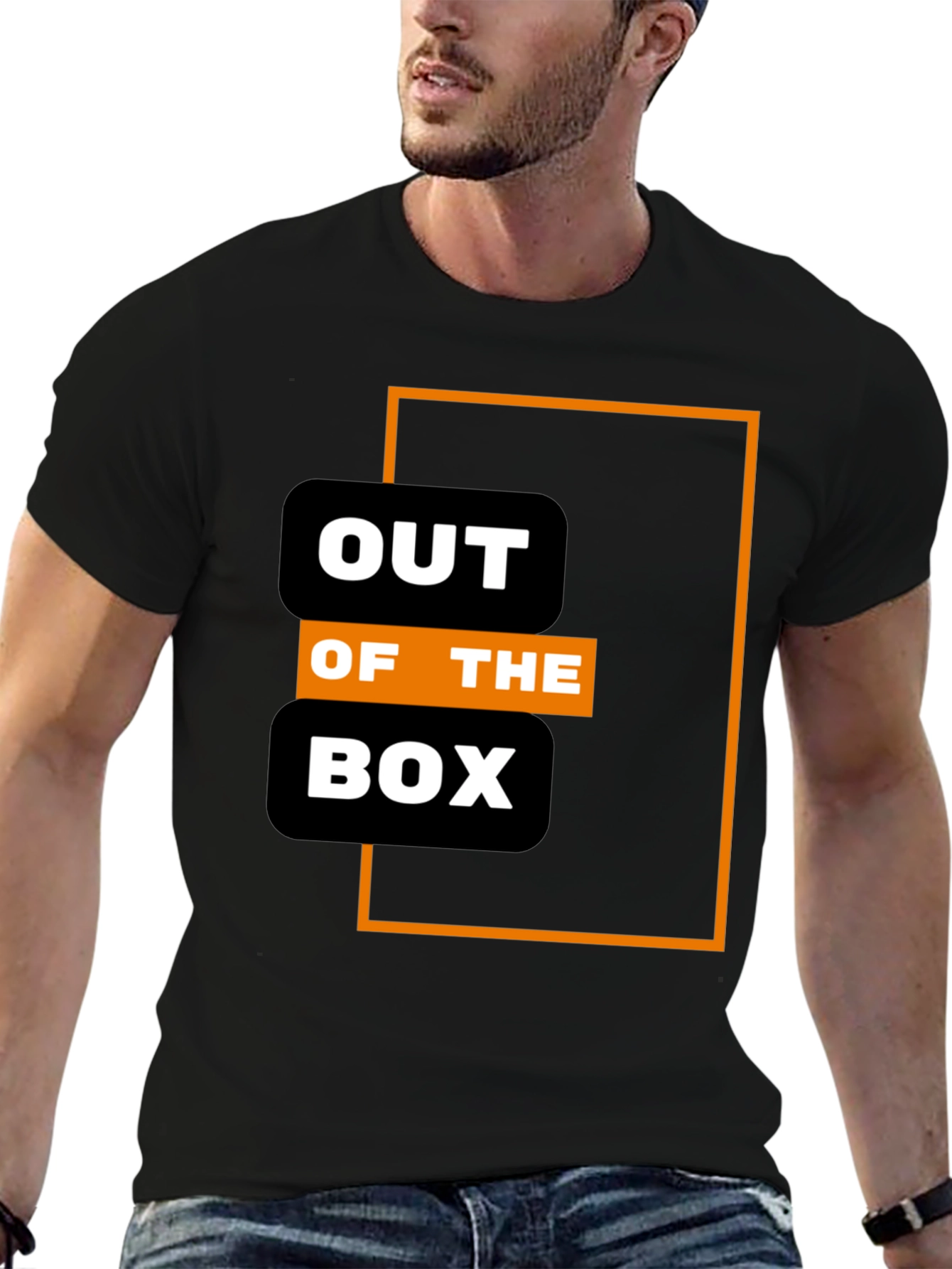 Out of the Box Graphic T-Shirt - Modern Design