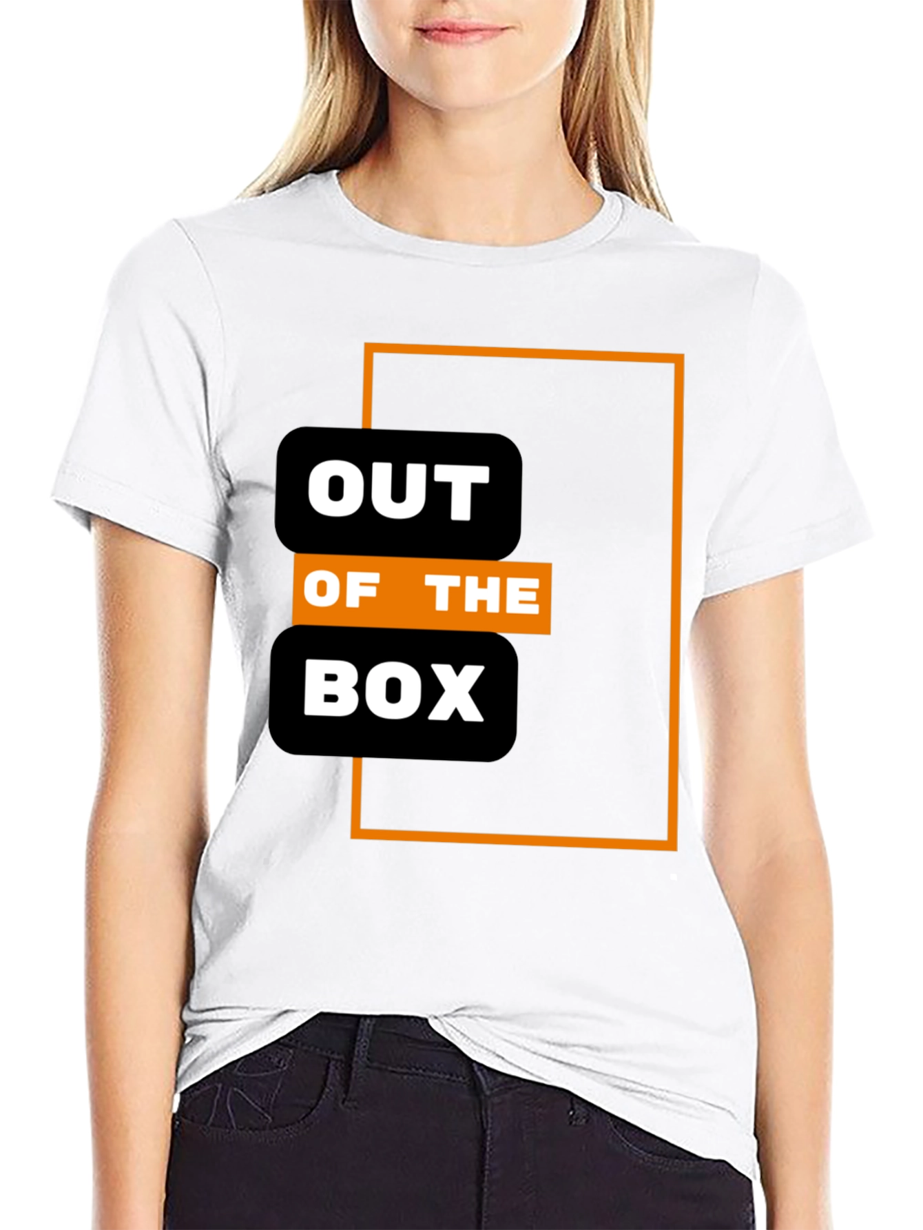 Out of the Box Graphic T-Shirt - Modern Design