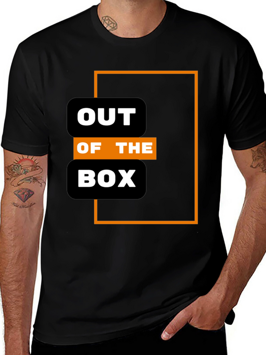 Out of the Box Graphic T-Shirt - Modern Design