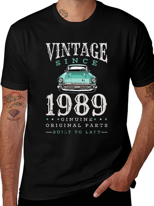 Vintage Since 1989 Car T-Shirt