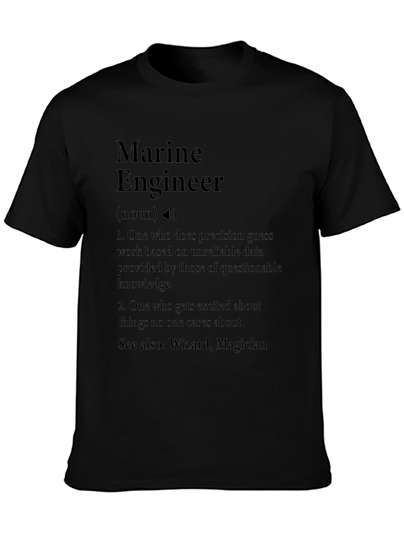 Marine Engineer Definition T-Shirt