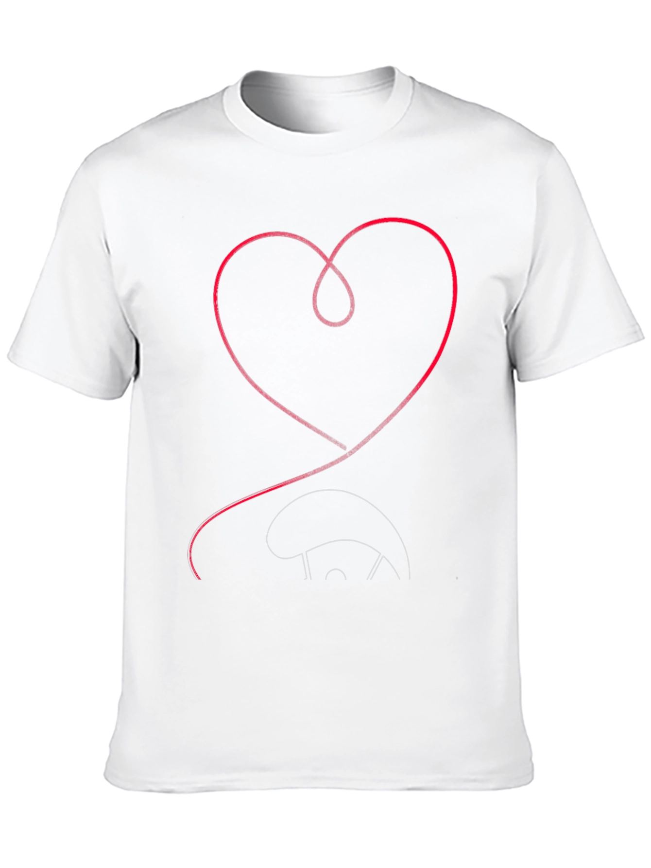 Heart Baseball T-Shirt: Love of the Game
