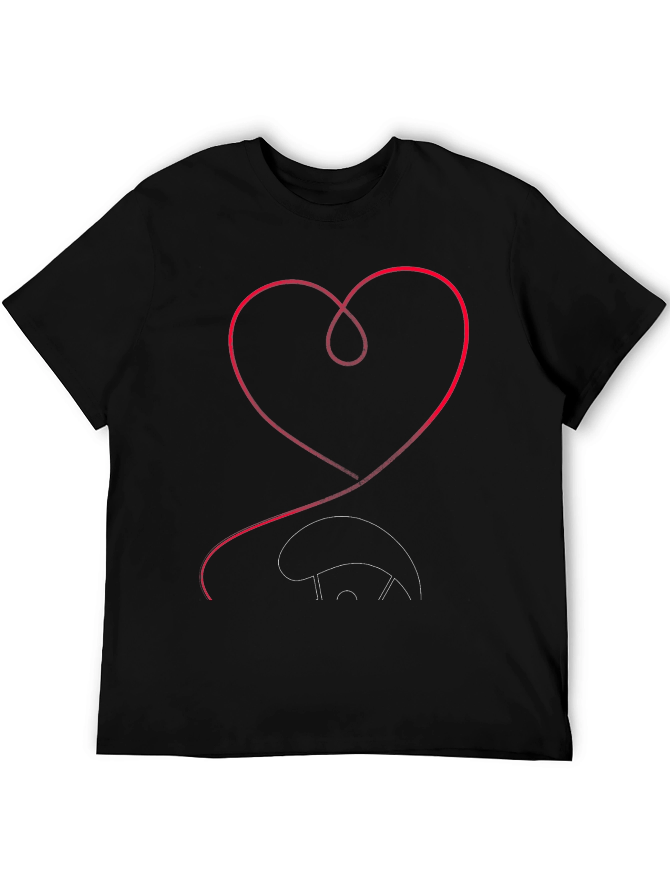 Heart Baseball T-Shirt: Love of the Game