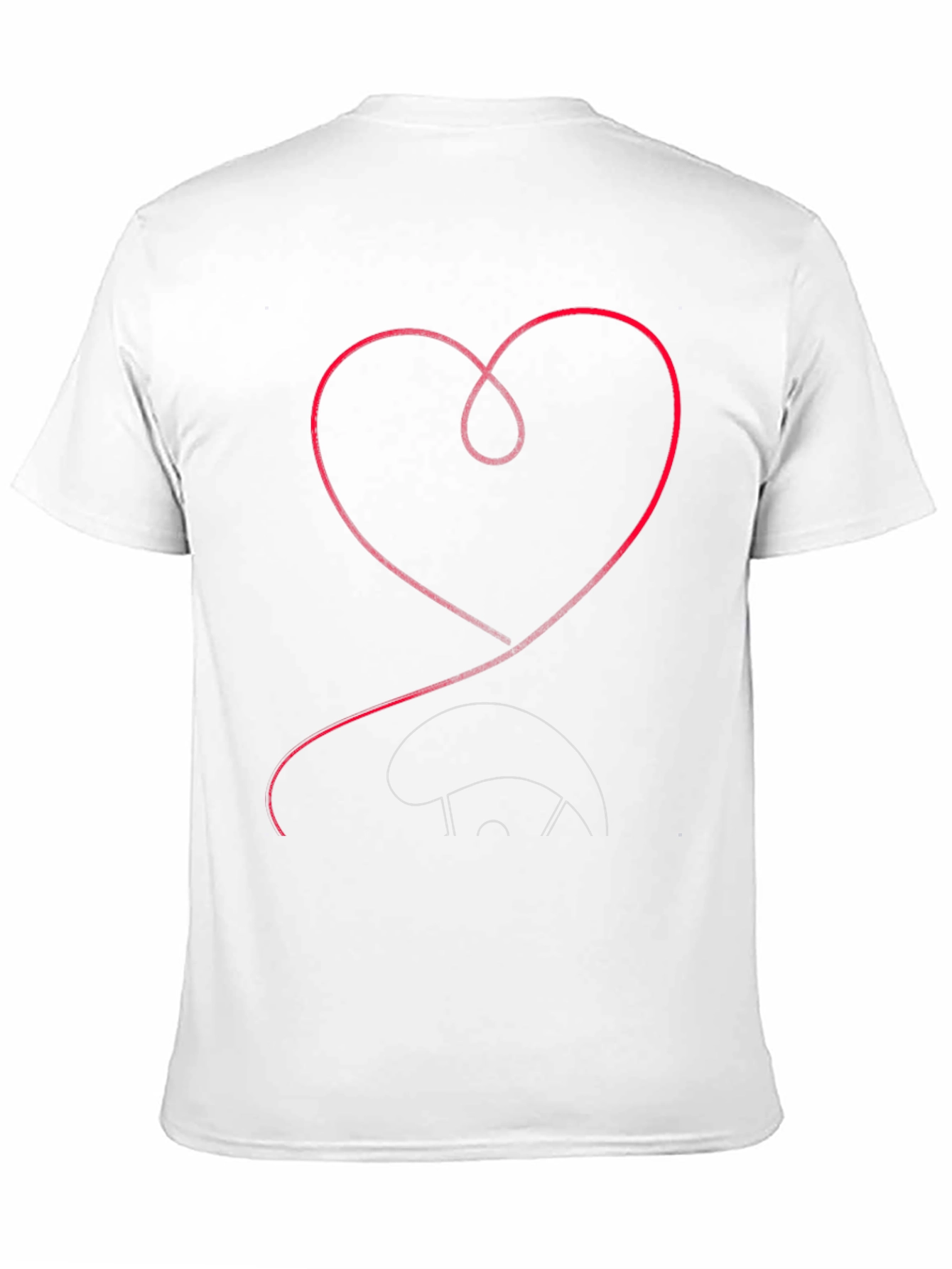 Heart Baseball T-Shirt: Love of the Game
