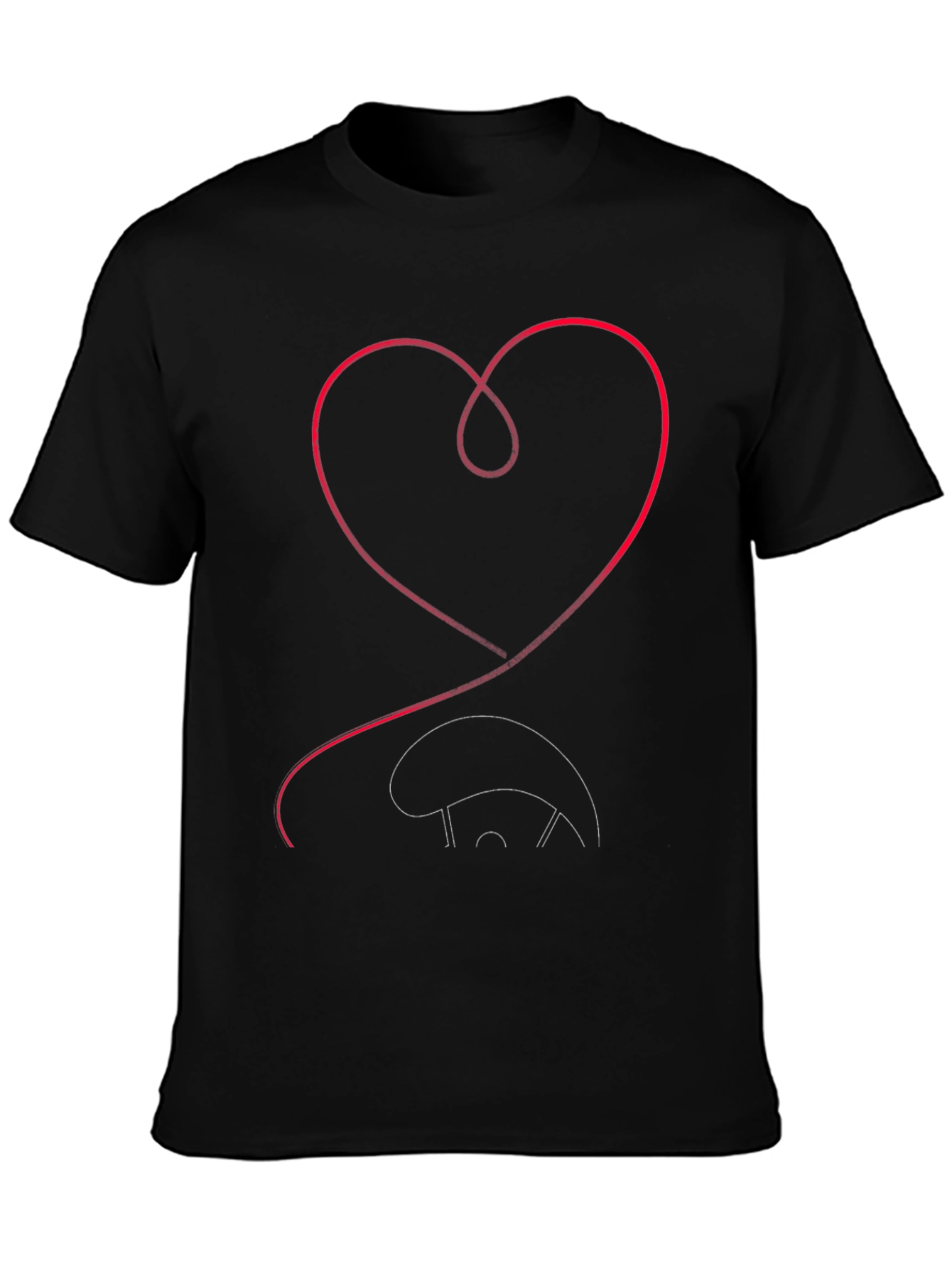 Heart Baseball T-Shirt: Love of the Game