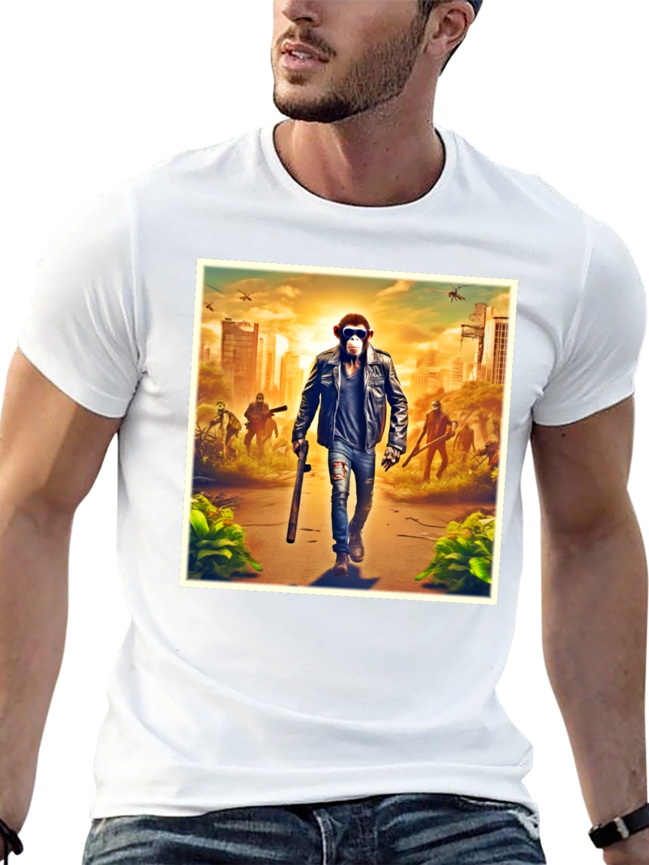 Monkey Zombie Apocalypse T-Shirt