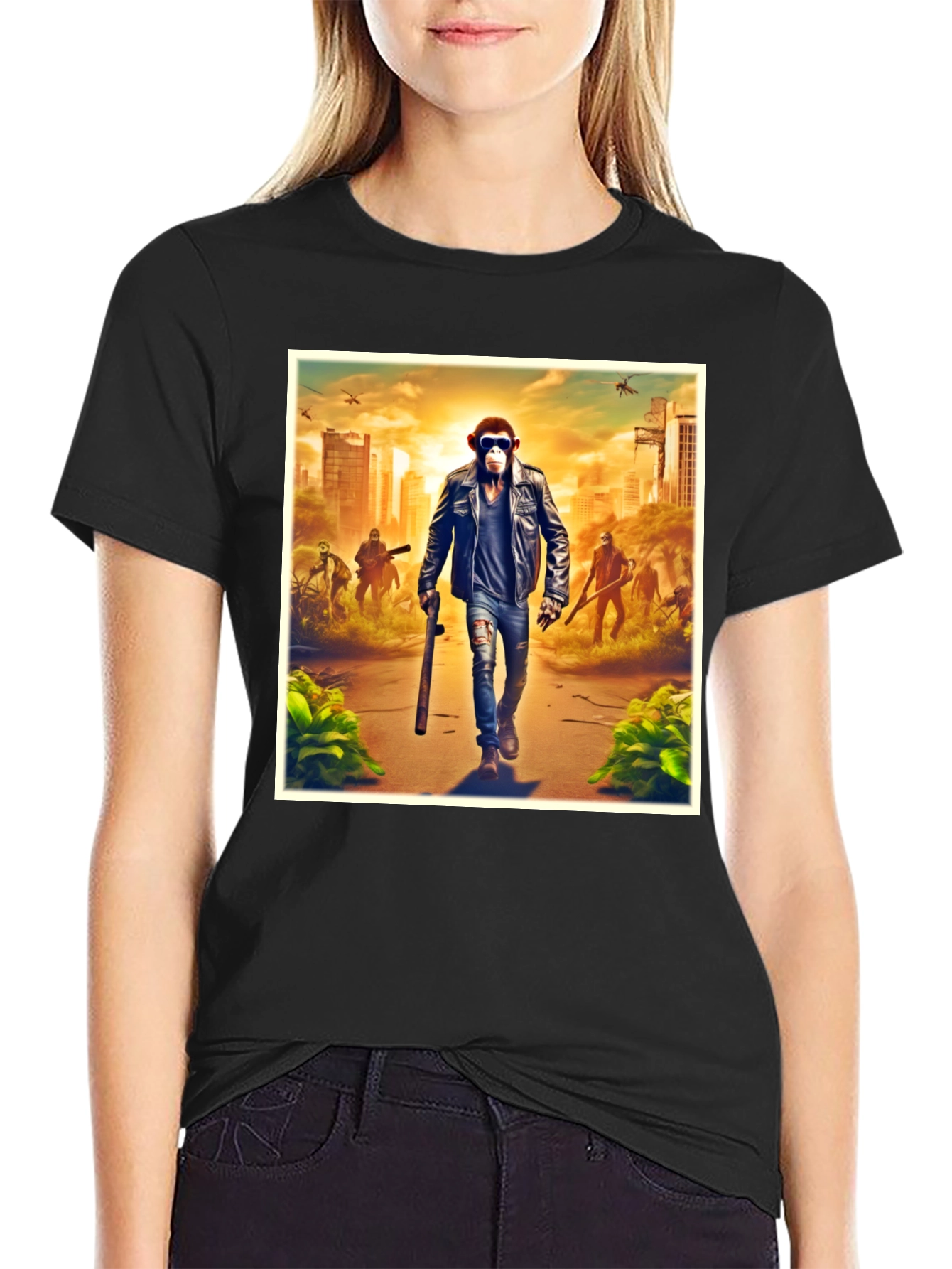 Monkey Zombie Apocalypse T-Shirt