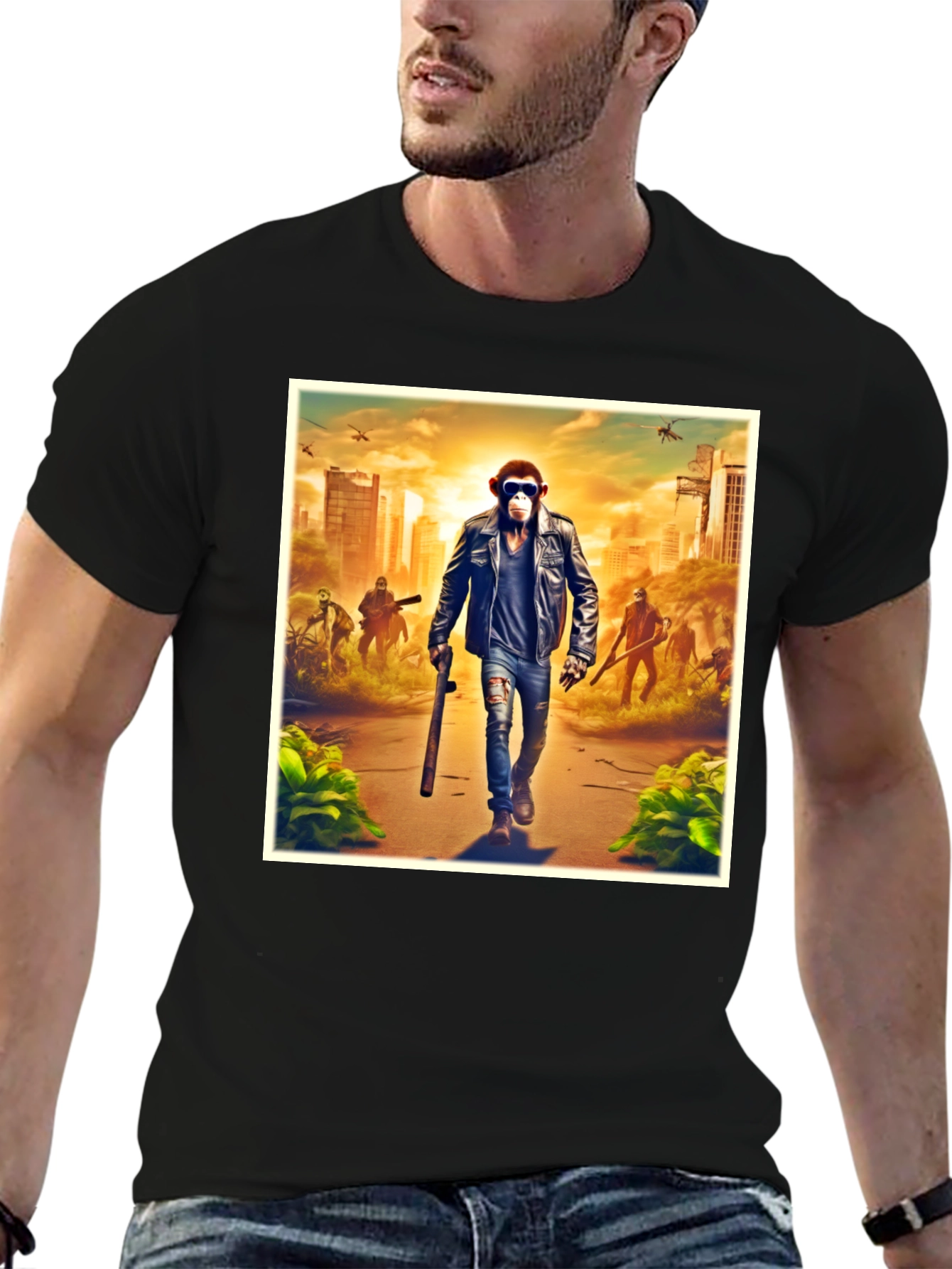 Monkey Zombie Apocalypse T-Shirt