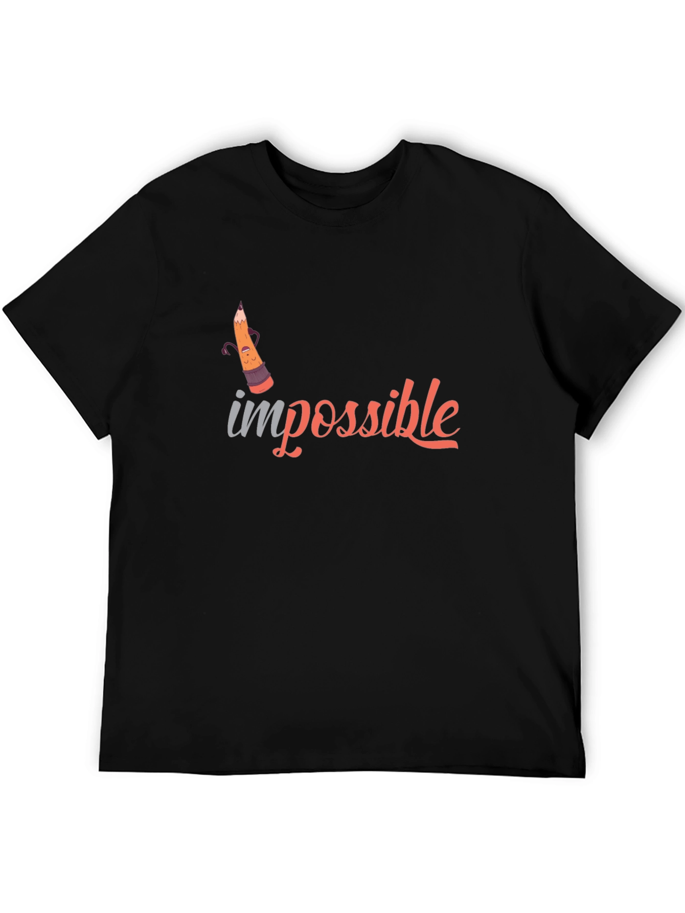 Impossible Graphic Tee -  Black T-Shirt