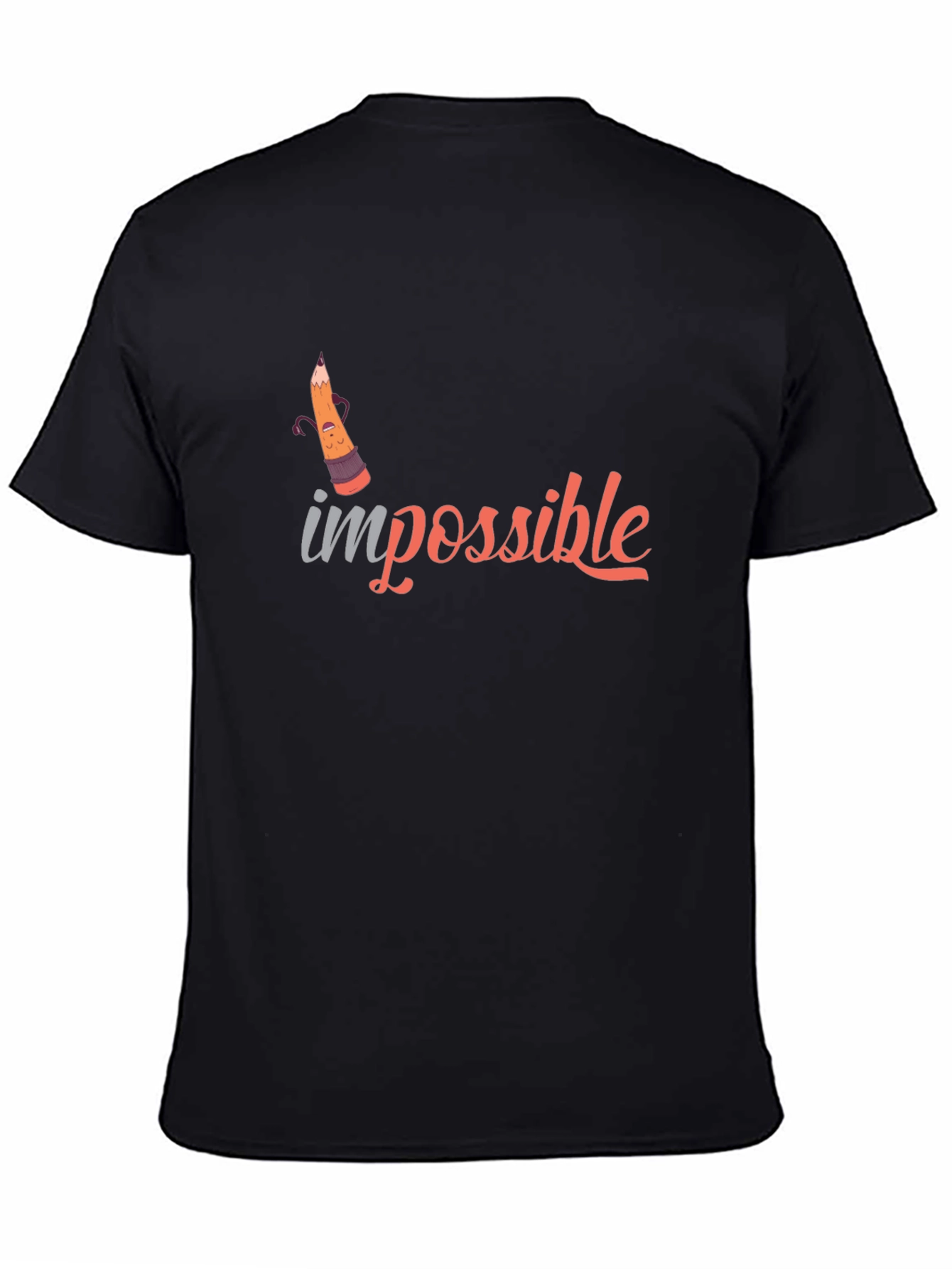 Impossible Graphic Tee -  Black T-Shirt
