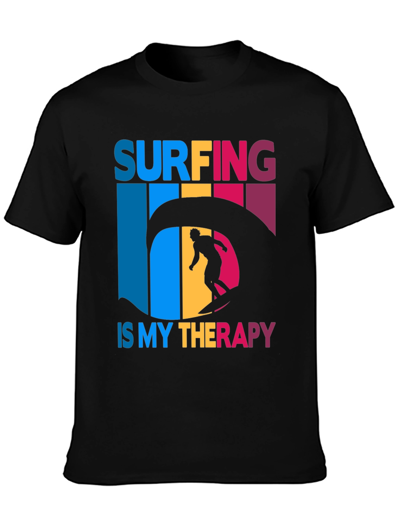 Surfing is My Therapy Graphic Tee
