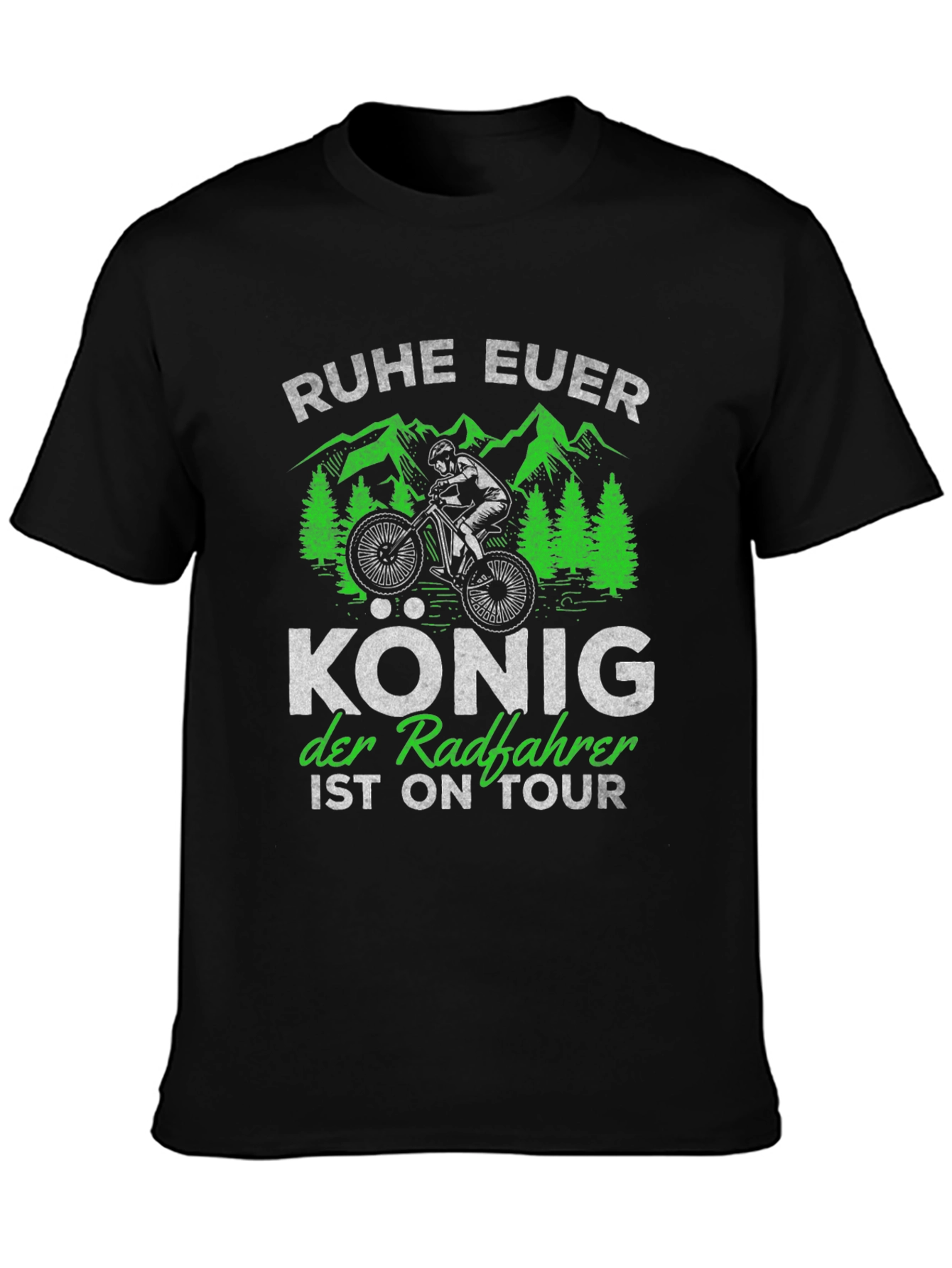 Ruhe Euer König Fahrrad T-Shirt