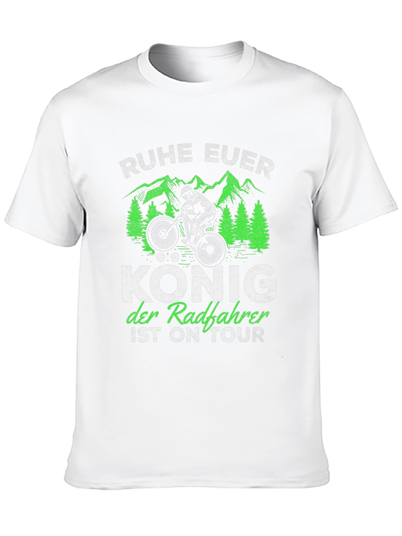 Ruhe Euer König Fahrrad T-Shirt