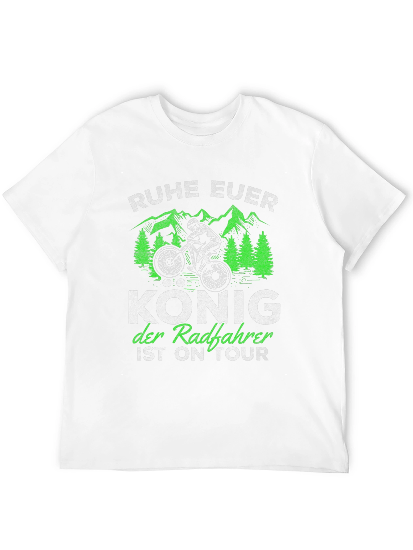 Ruhe Euer König Fahrrad T-Shirt