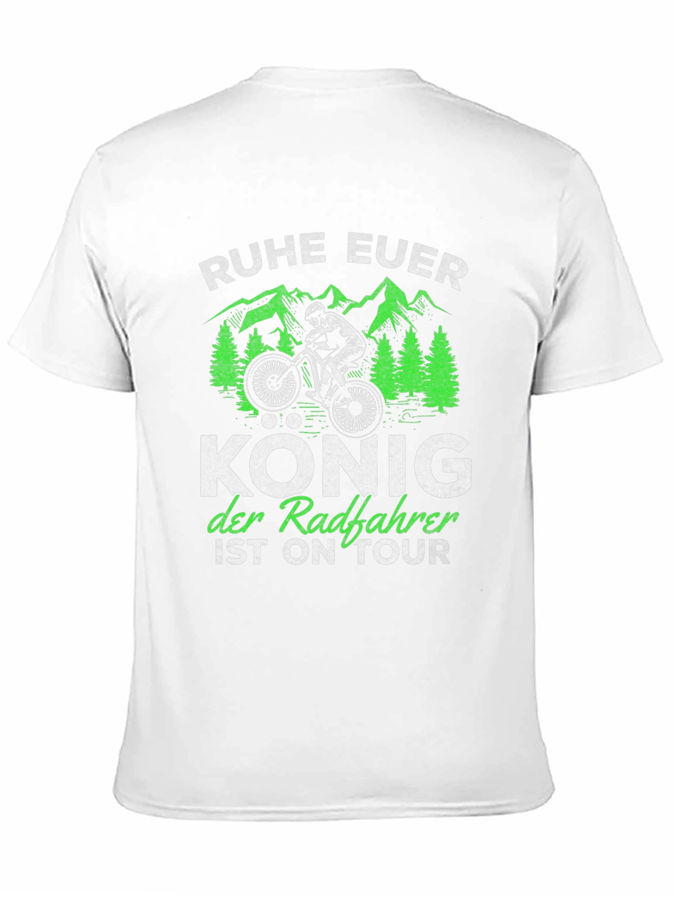 Ruhe Euer König Fahrrad T-Shirt