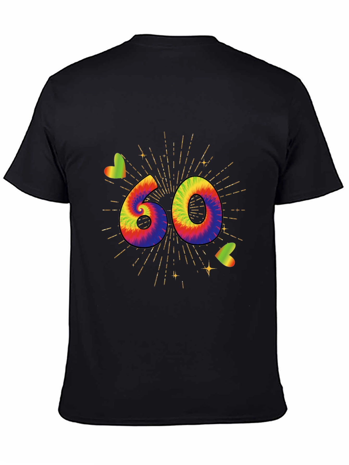 Tie Dye 60th Birthday T-Shirt