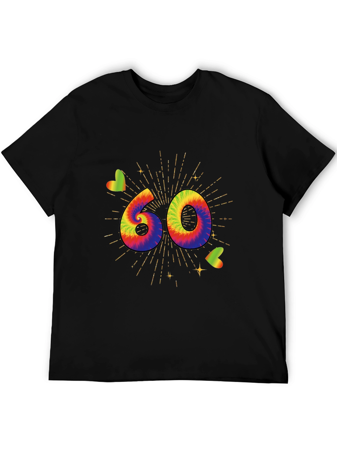 Tie Dye 60th Birthday T-Shirt